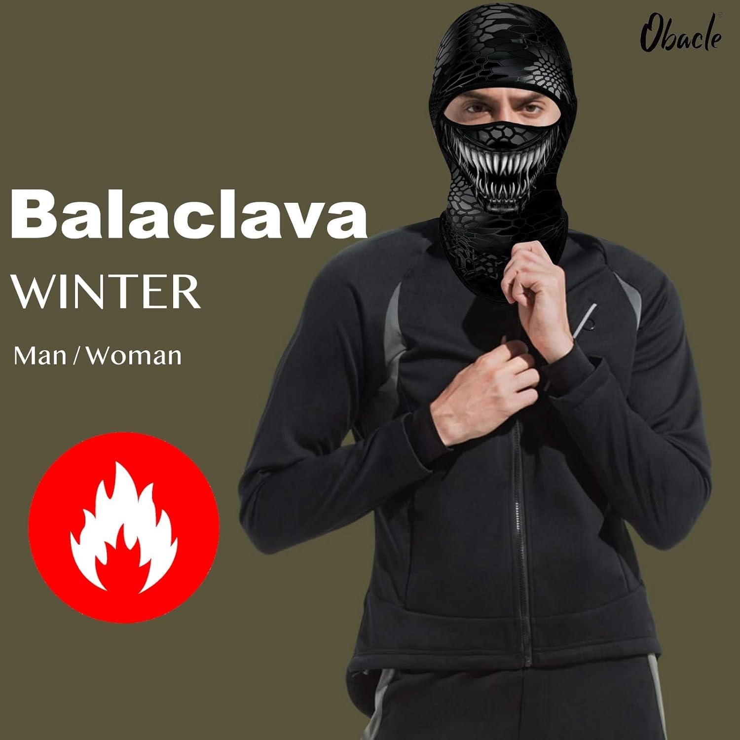 Máscara Balaclava Unisex Obacle para Climas Fríos - Esquí y Ciclismo