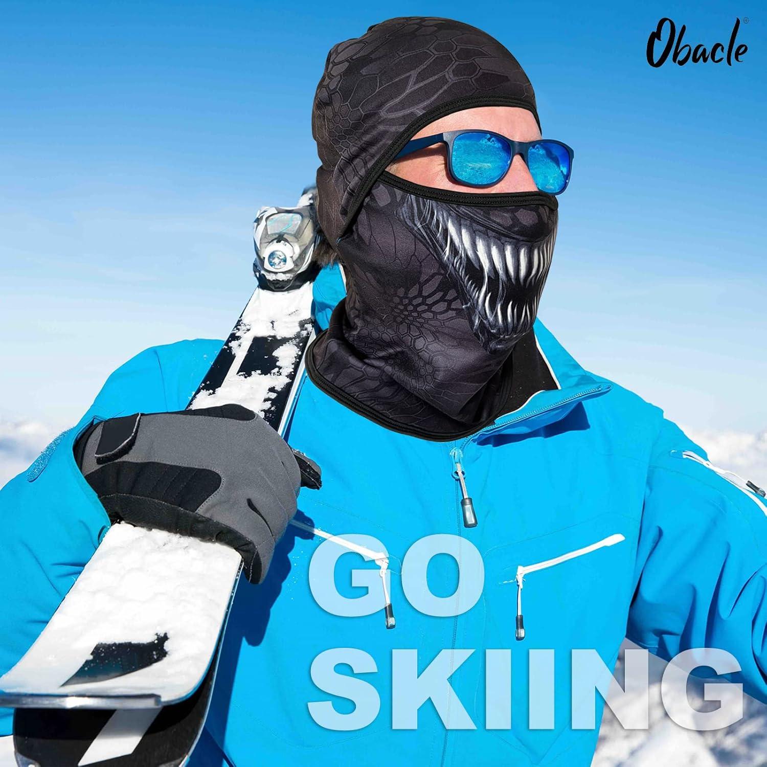Máscara Balaclava Unisex Obacle para Climas Fríos - Esquí y Ciclismo