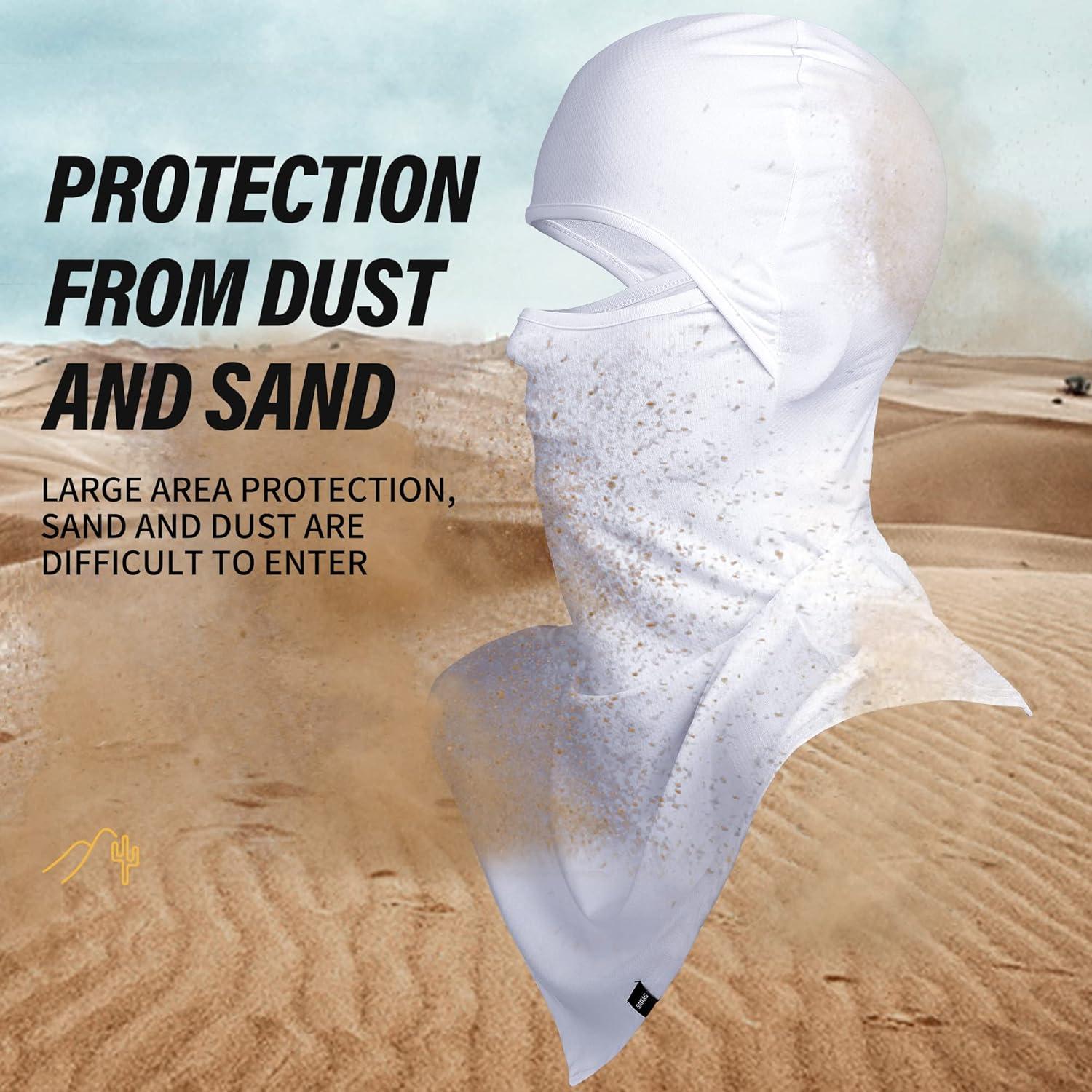 Balaclava de Protección Solar SAITAG para Motocicleta - 3 Unidades