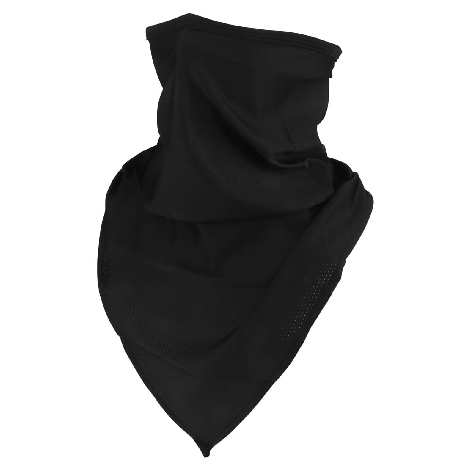 Bufanda Gaiter Balaclava UV Unisex Negro Secado Rápido