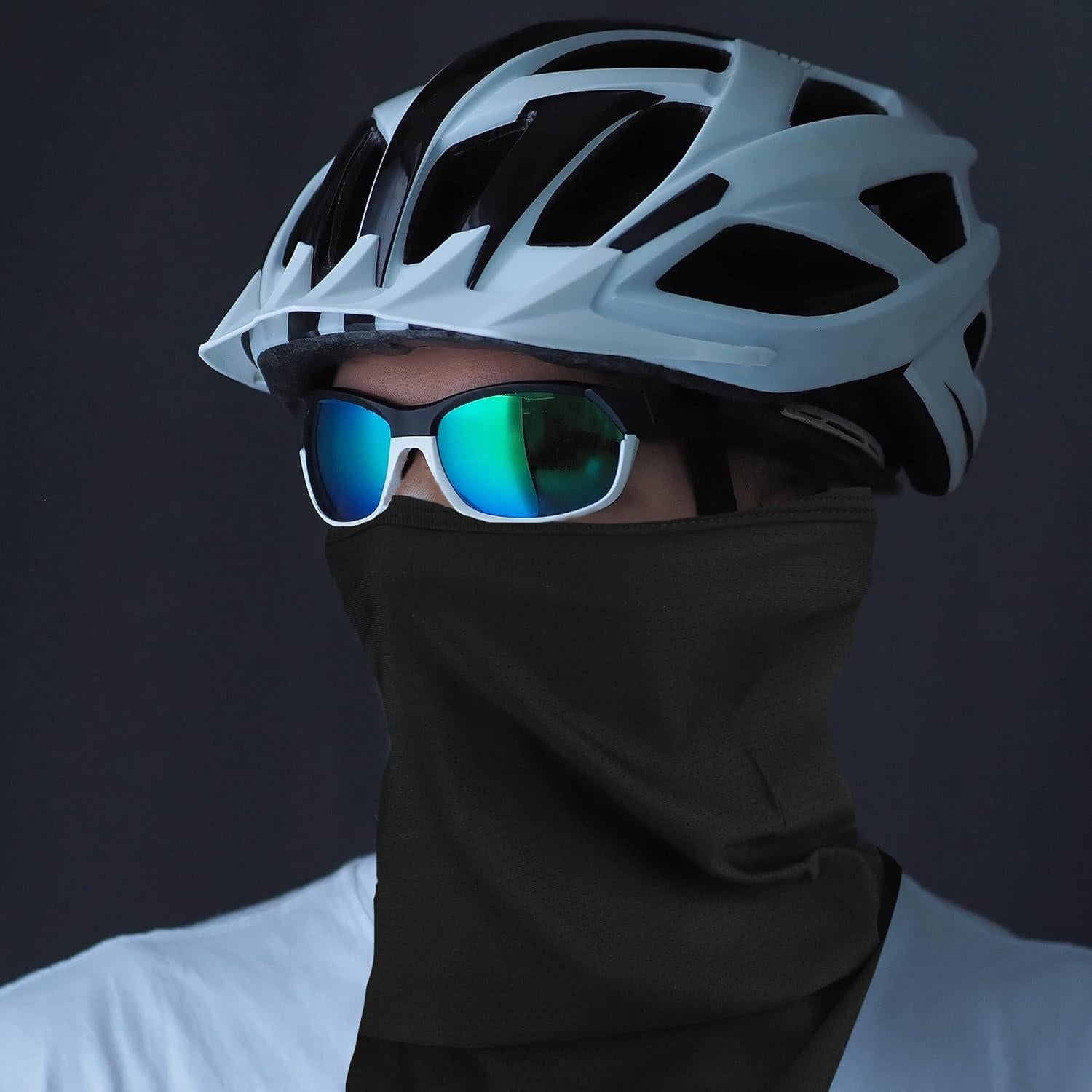 Bufanda Gaiter Balaclava UV Unisex Negro Secado Rápido