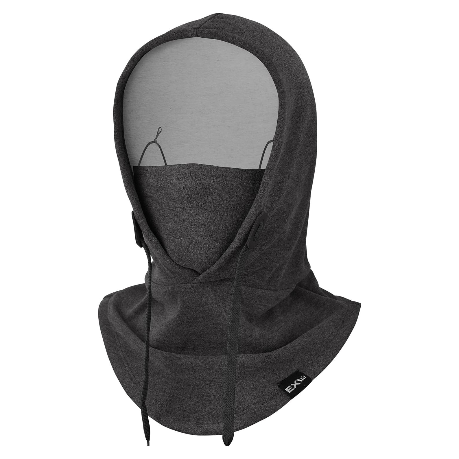 Mascarilla Balaclava 4-en-1 EXski Gris Jaspeado Invierno