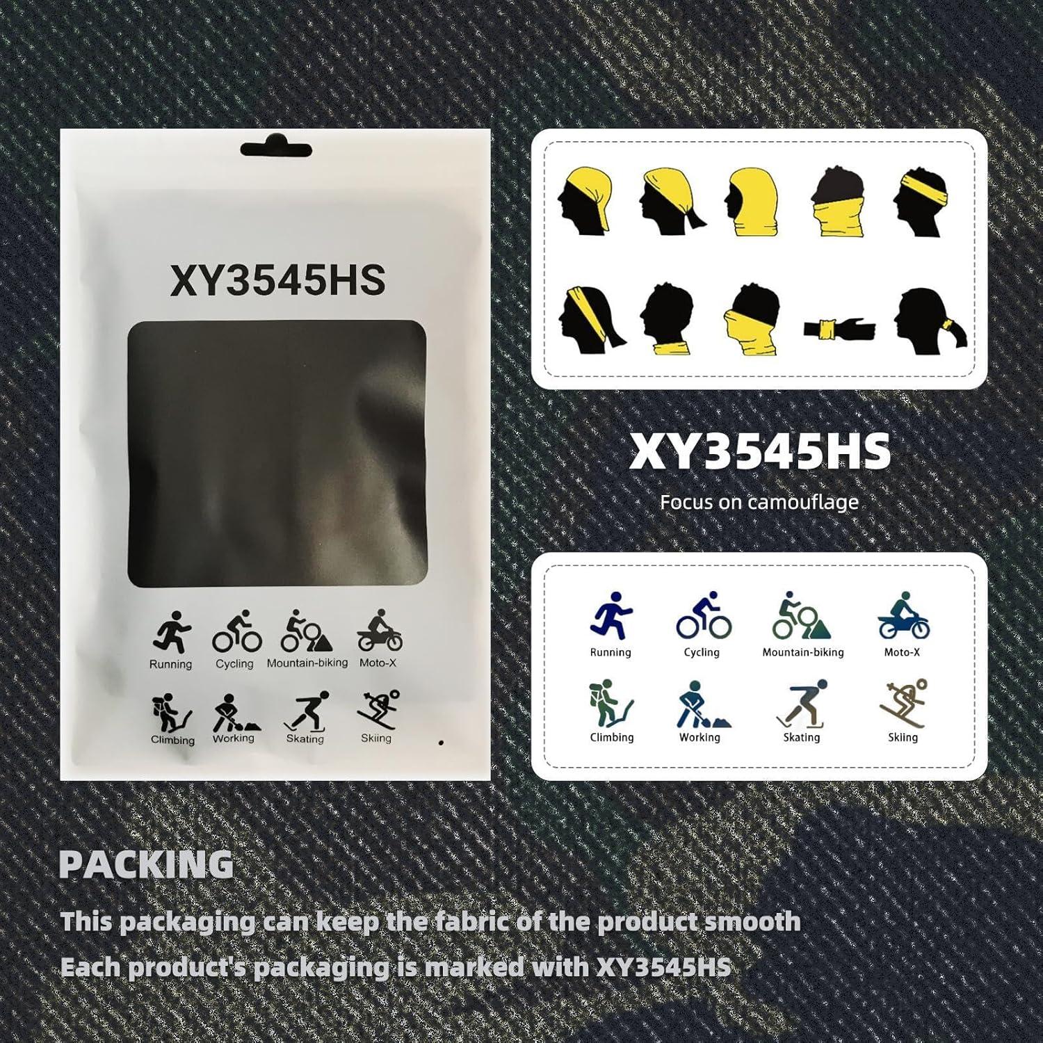 Máscara Balaclava Camo XY3545HS Unisex - Protección UV y Viento