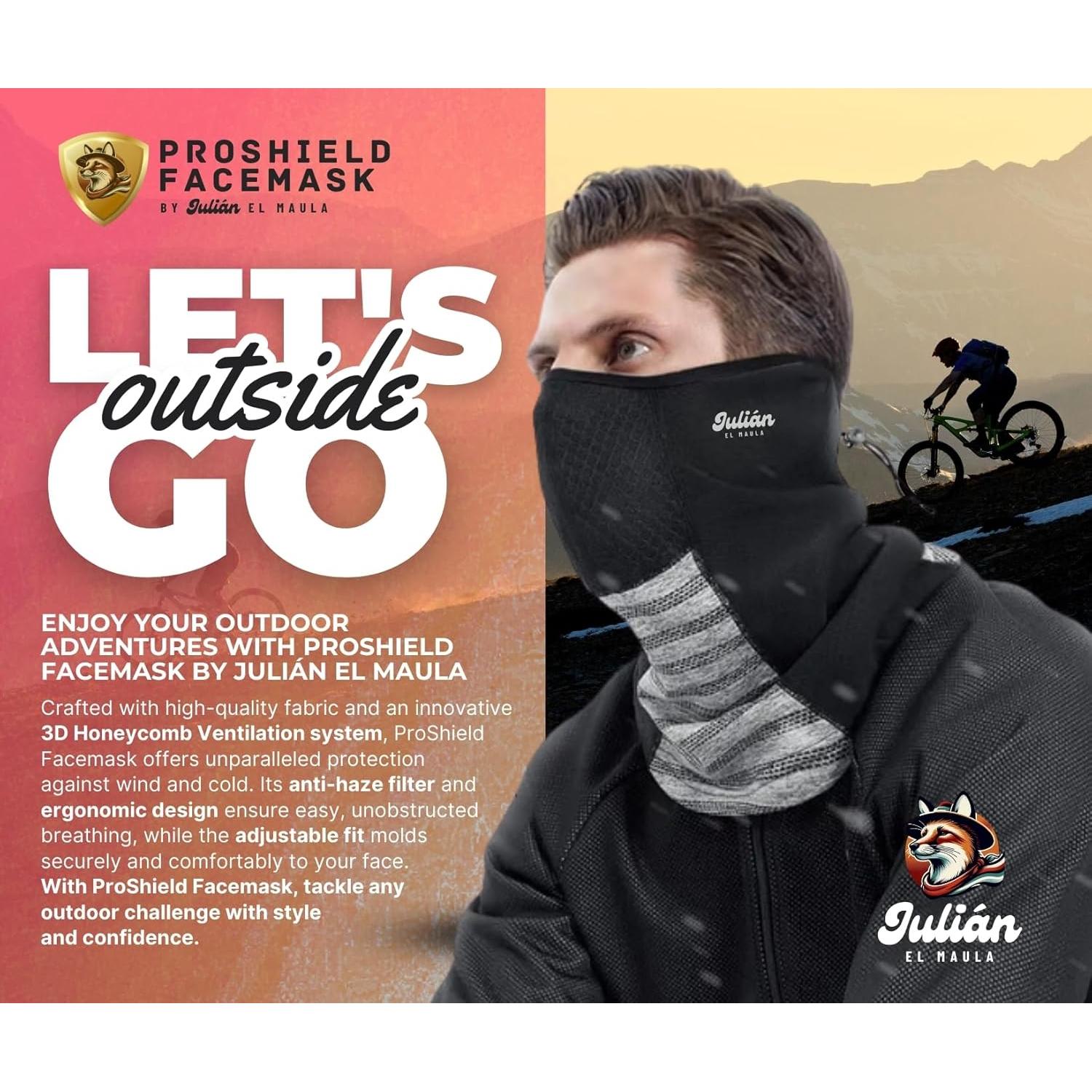 Mascarilla ProShield Unisex para Climas Fríos - Gaiter de Cuello