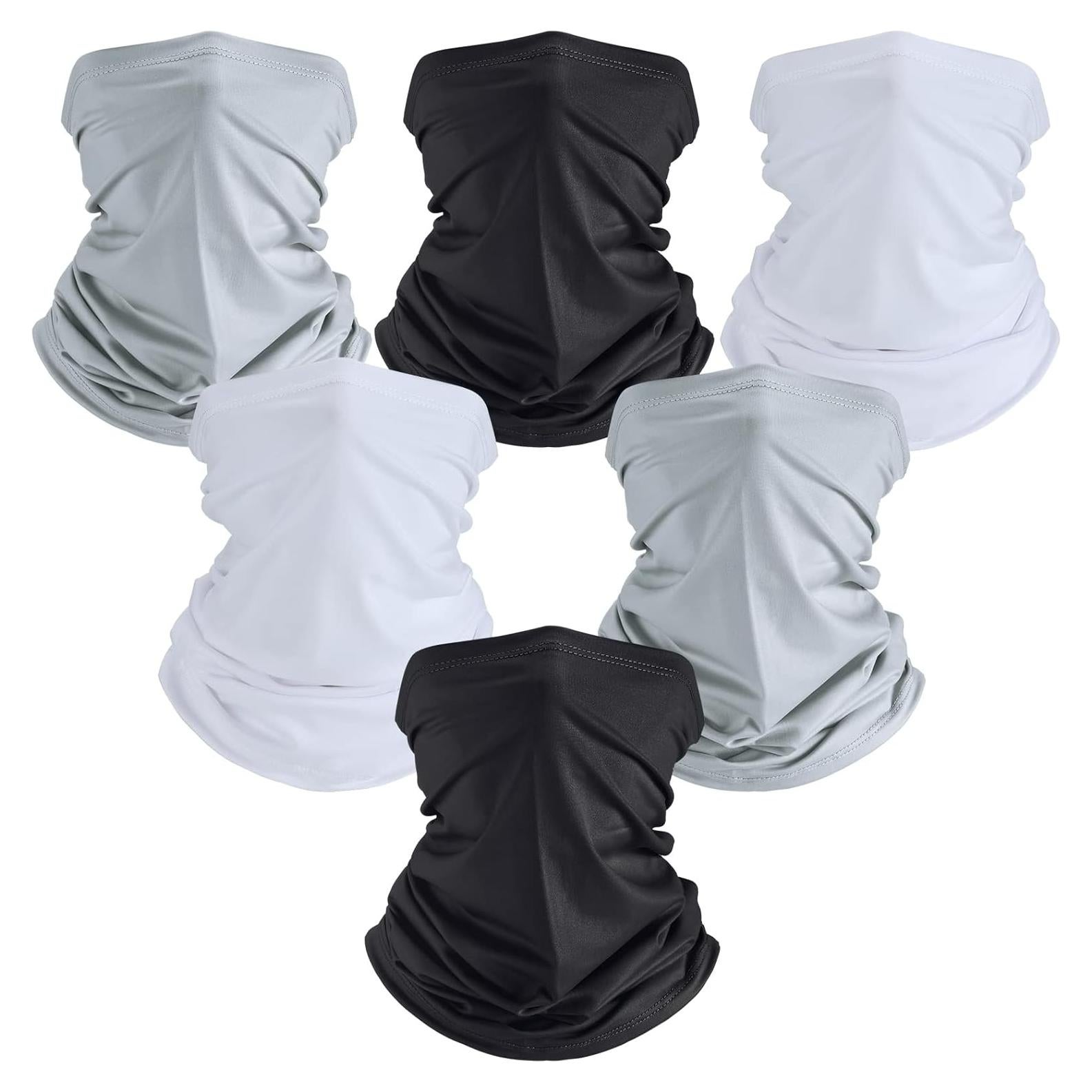 Bufanda Gaiter de Cuello para Hombres - 6 Piezas UV Verano