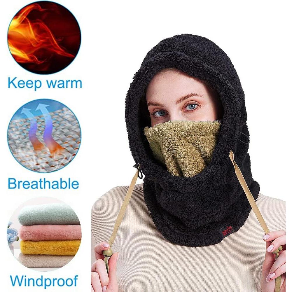 Pasamontañas Polar Resistente al Viento para Hombre y Mujer