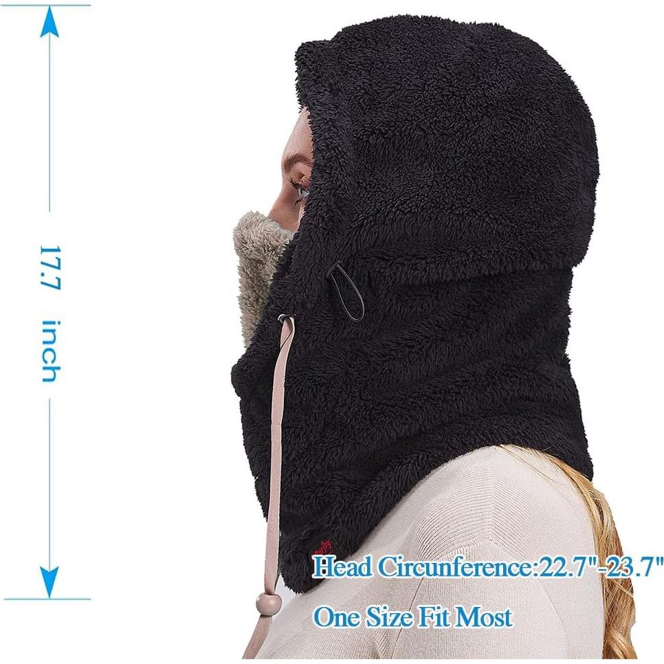 Pasamontañas Polar Resistente al Viento para Hombre y Mujer