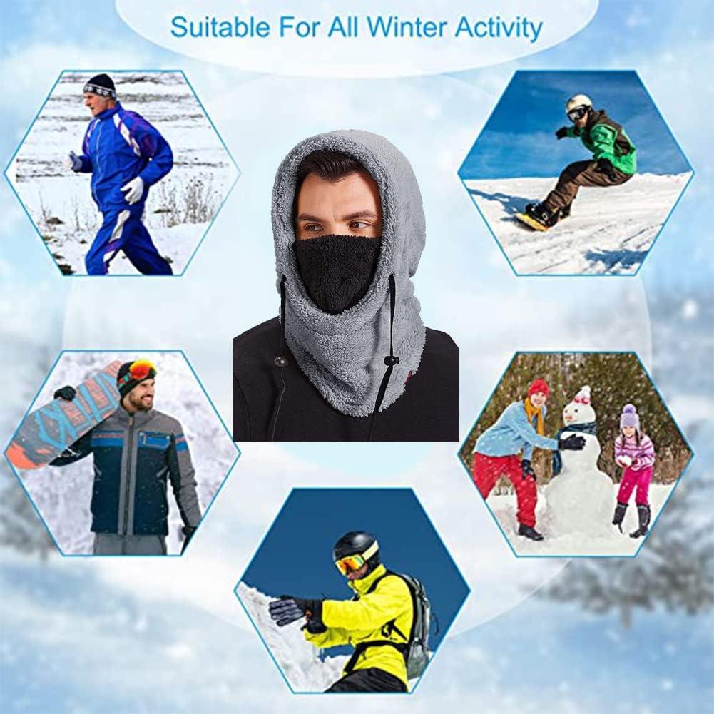 Pasamontañas Polar Resistente al Viento para Hombre y Mujer