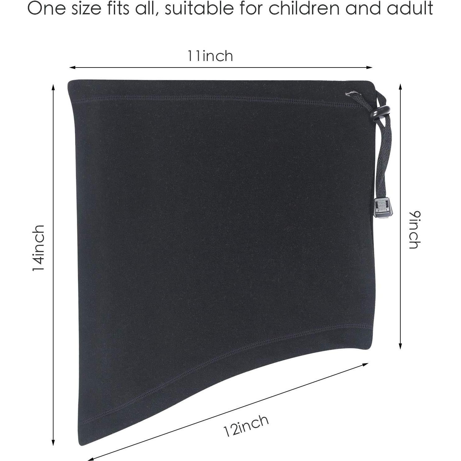 Mascarilla Calentadora de Cuello Obacle Ajustable Unisex Negro