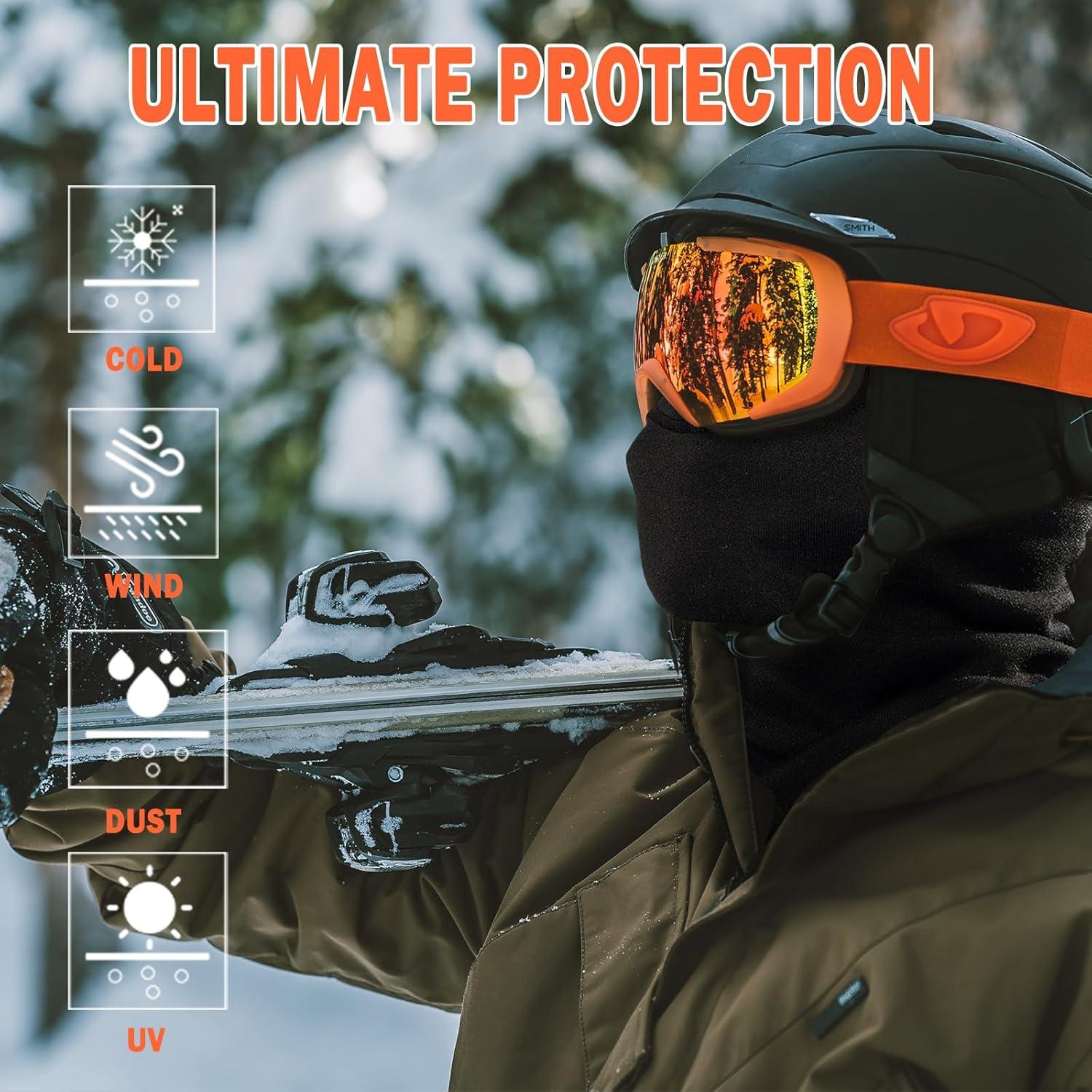 Calentador de Cuello Balaclava Su Elección Unisex Negro