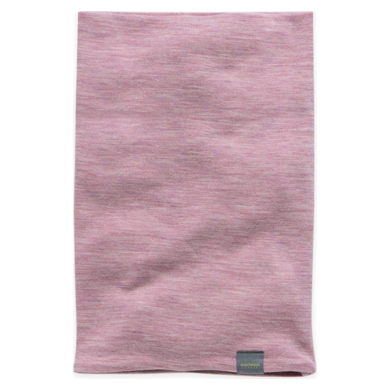 Gaiter de Cuello Meriwool 100% Lana Merino Unisex Rosa Jaspeado