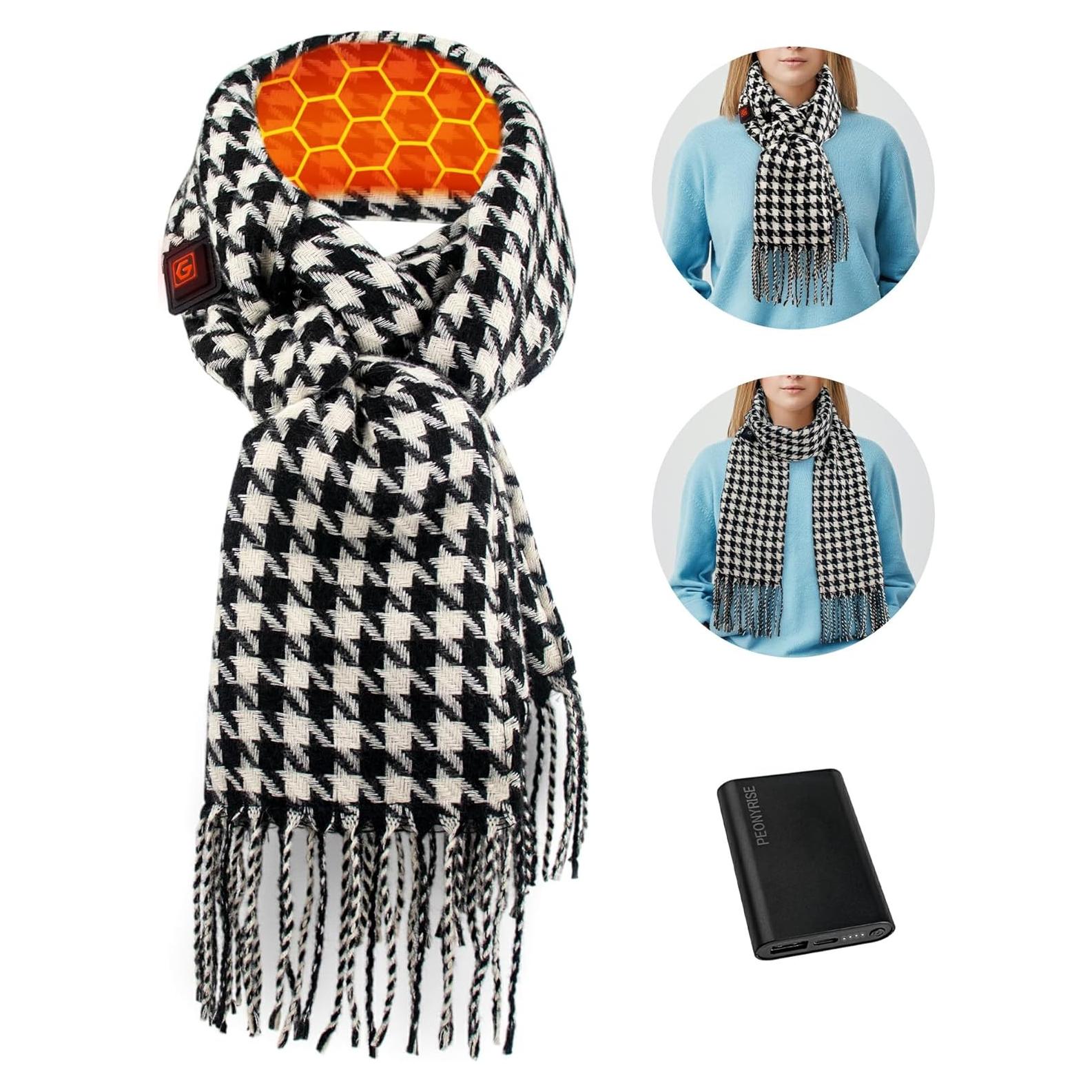 Bufanda Calentada Grapheno Unisex 5000mAh Ajustable 3 Temperaturas