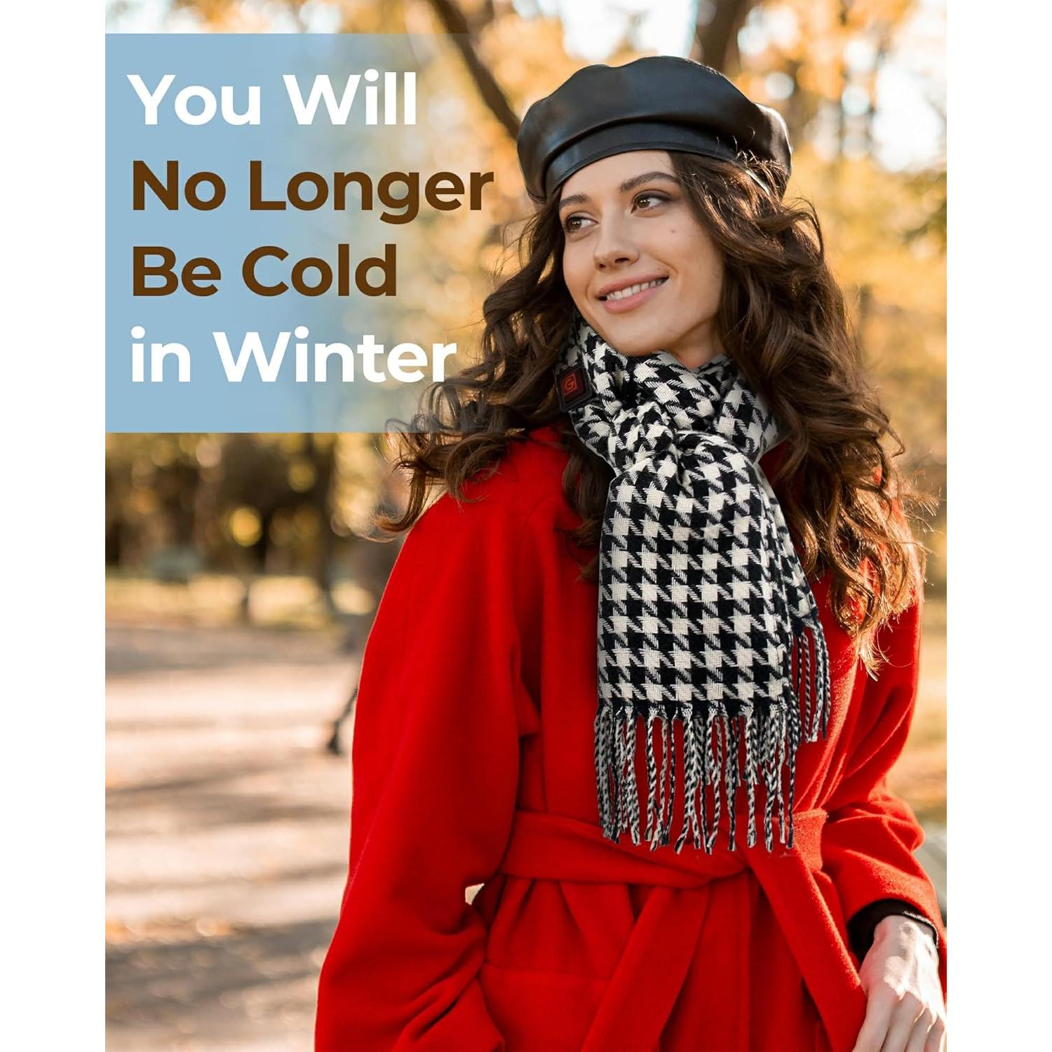 Bufanda Calentada Grapheno Unisex 5000mAh Ajustable 3 Temperaturas