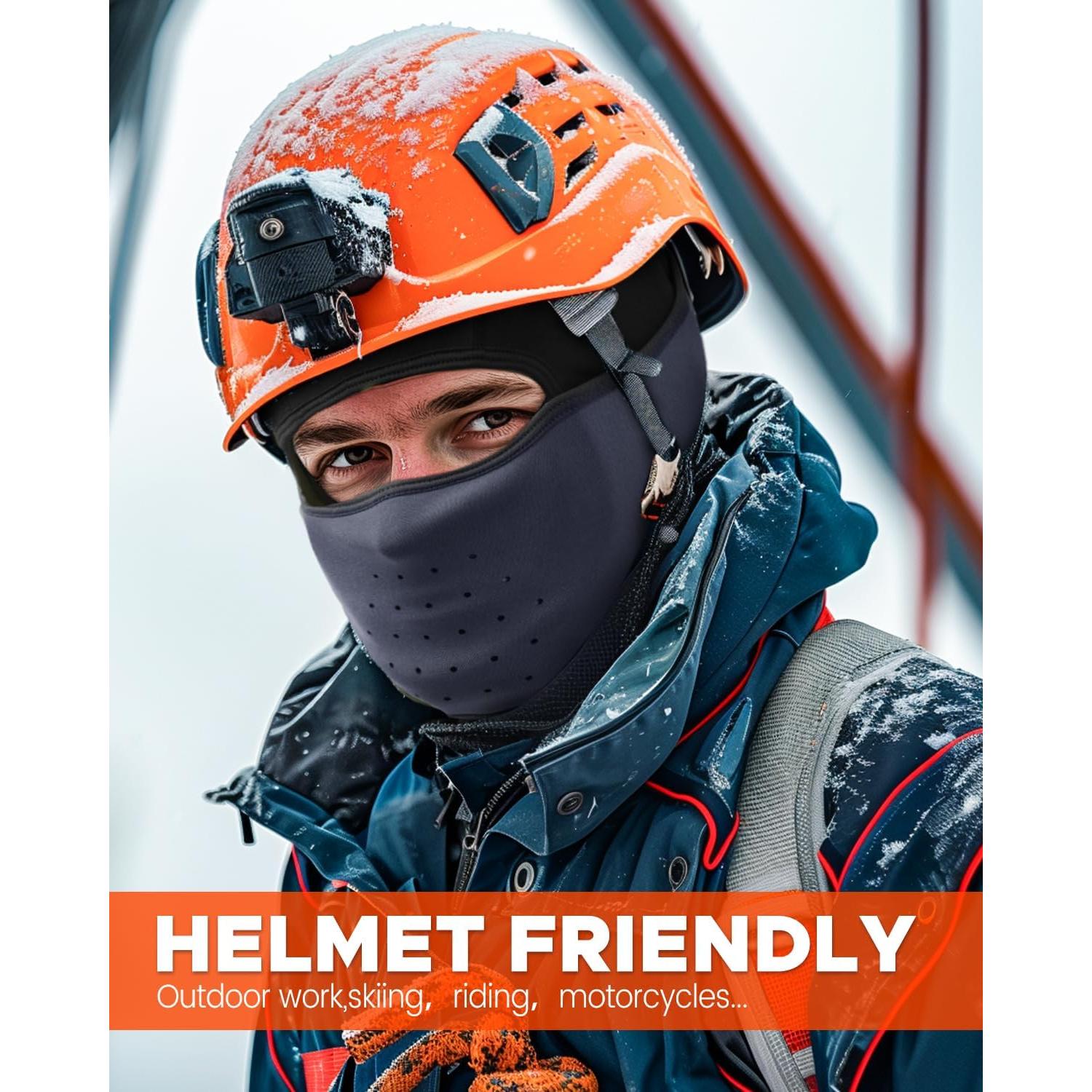 Máscara Balaclava de Forro Polar BEACE para Esquí y Motocicleta