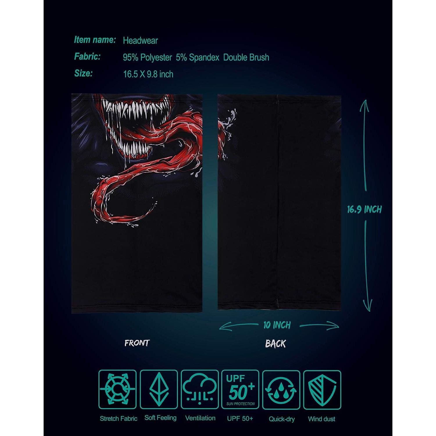 Mascarilla Protectora Reutilizable Gaiter de Cuello Calavera