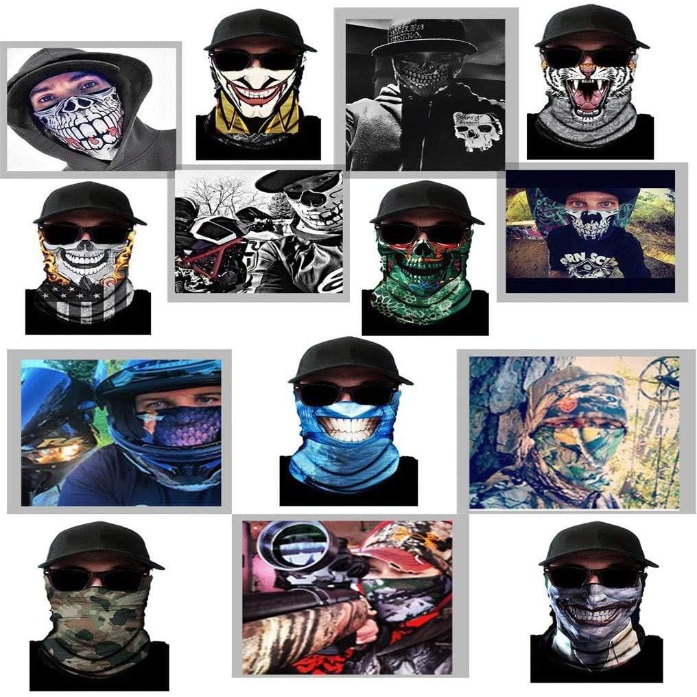 Mascarilla Protectora Reutilizable Gaiter de Cuello Calavera