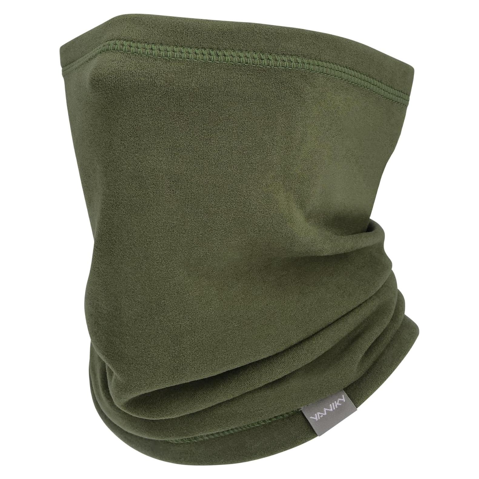 Gaiter de Cuello YANIKY Verde Calentador Facial Antiviento