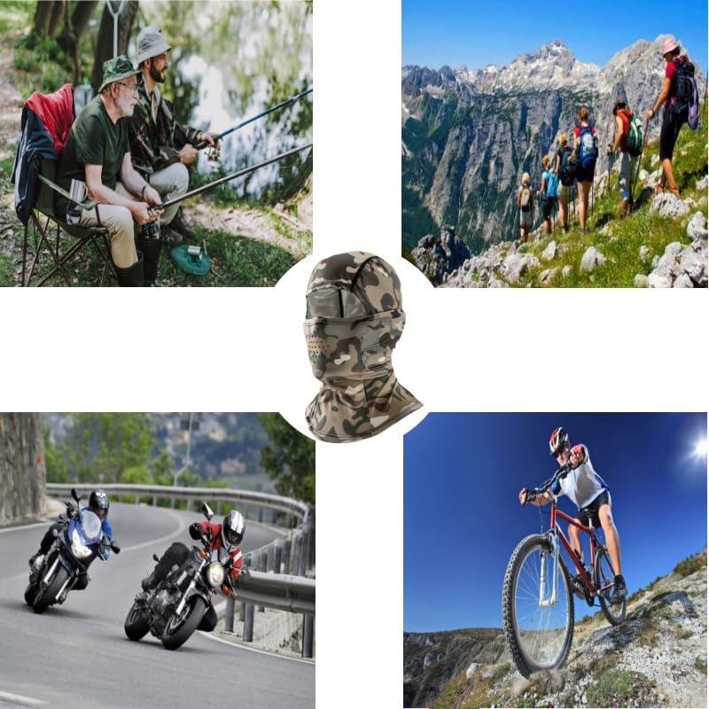 Máscara Balaclava Camo UV para Ciclismo y Motocicleta