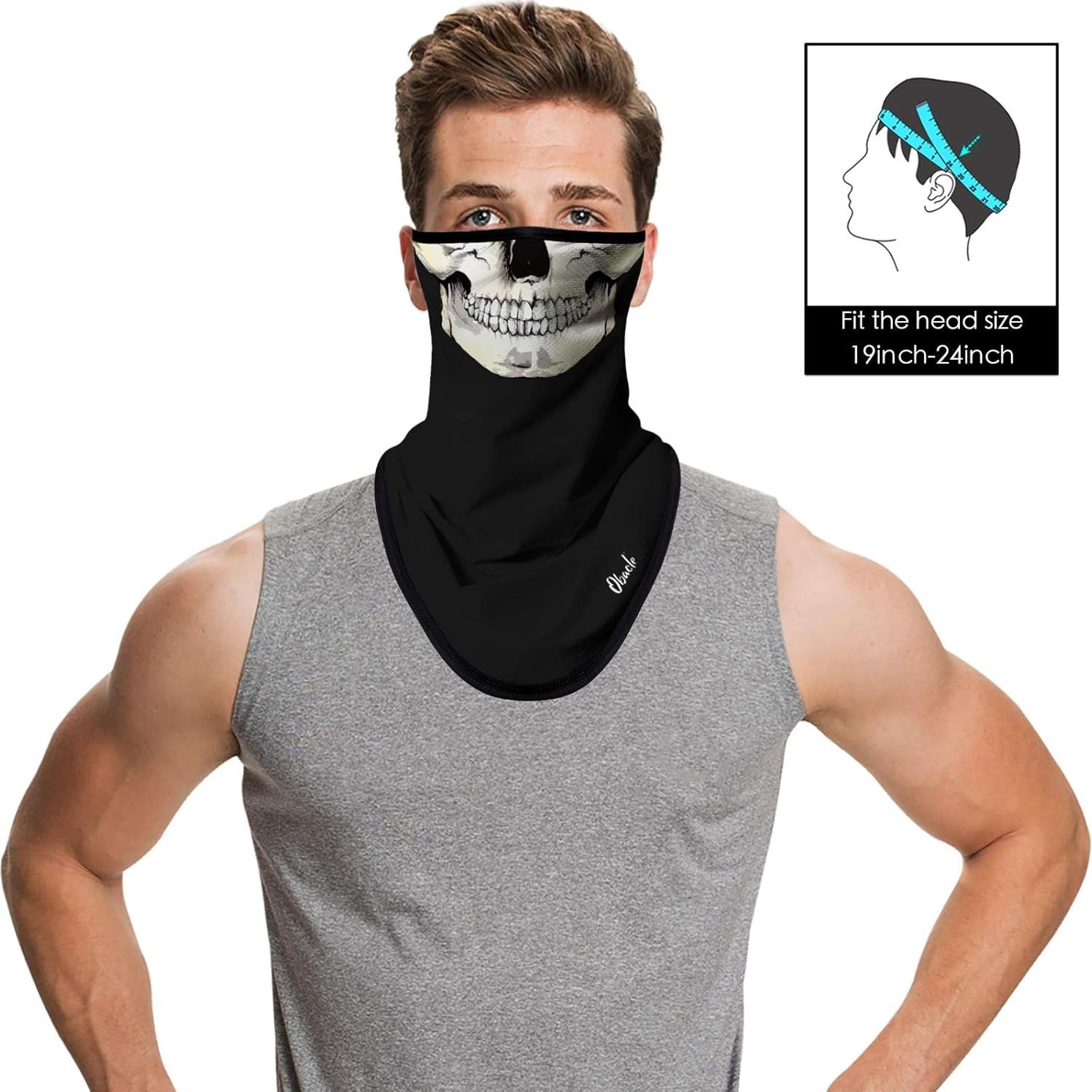 Mascarilla de Cuello Obacle Unisex con Bucles para Orejas 44.5x25.4cm