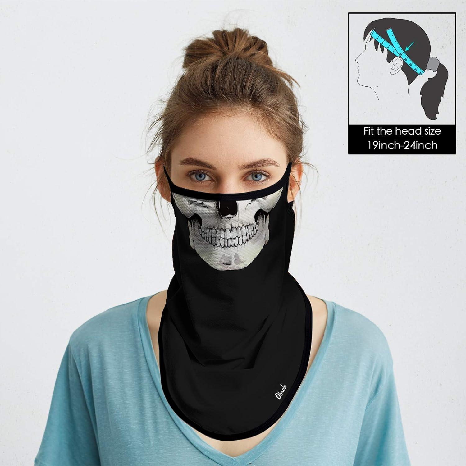 Mascarilla de Cuello Obacle Unisex con Bucles para Orejas 44.5x25.4cm