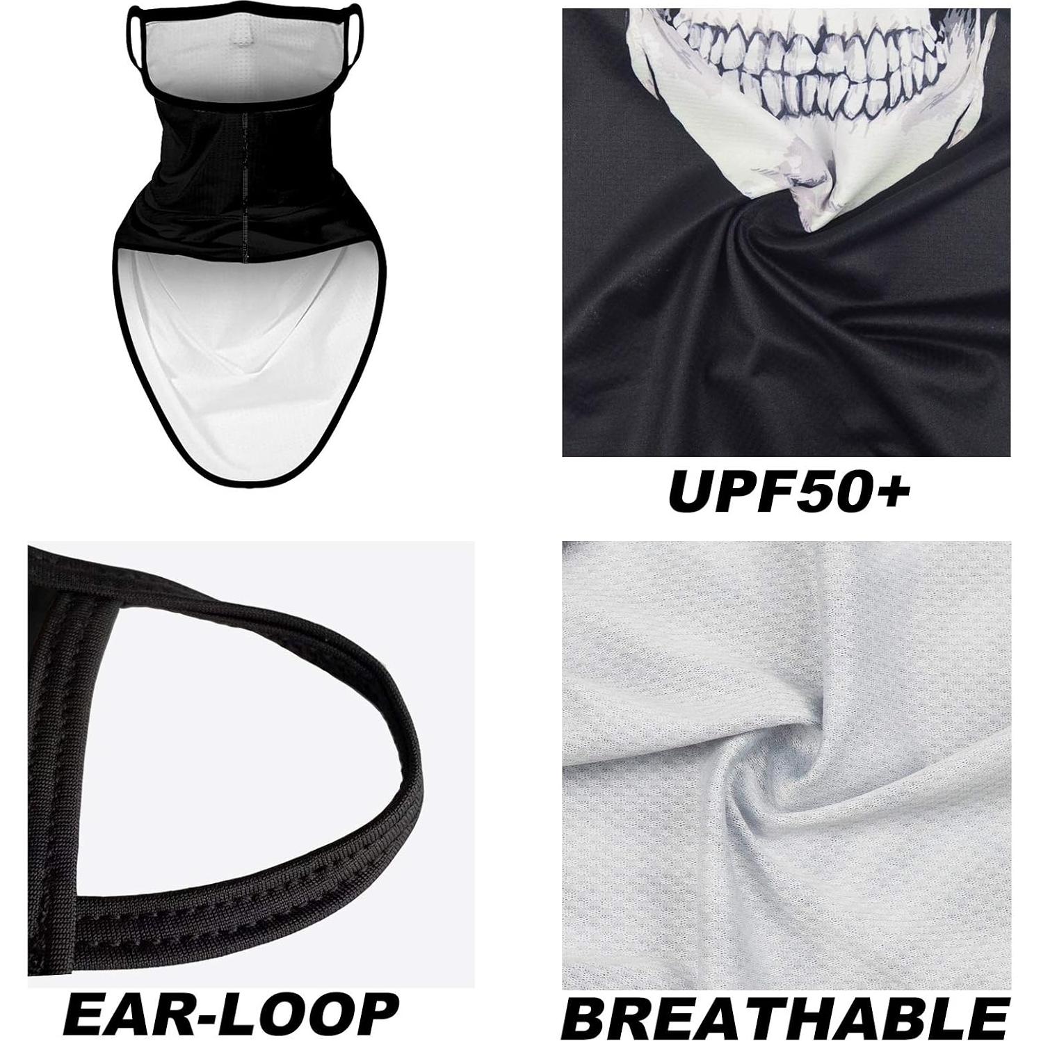 Mascarilla de Cuello Obacle Unisex con Bucles para Orejas 44.5x25.4cm