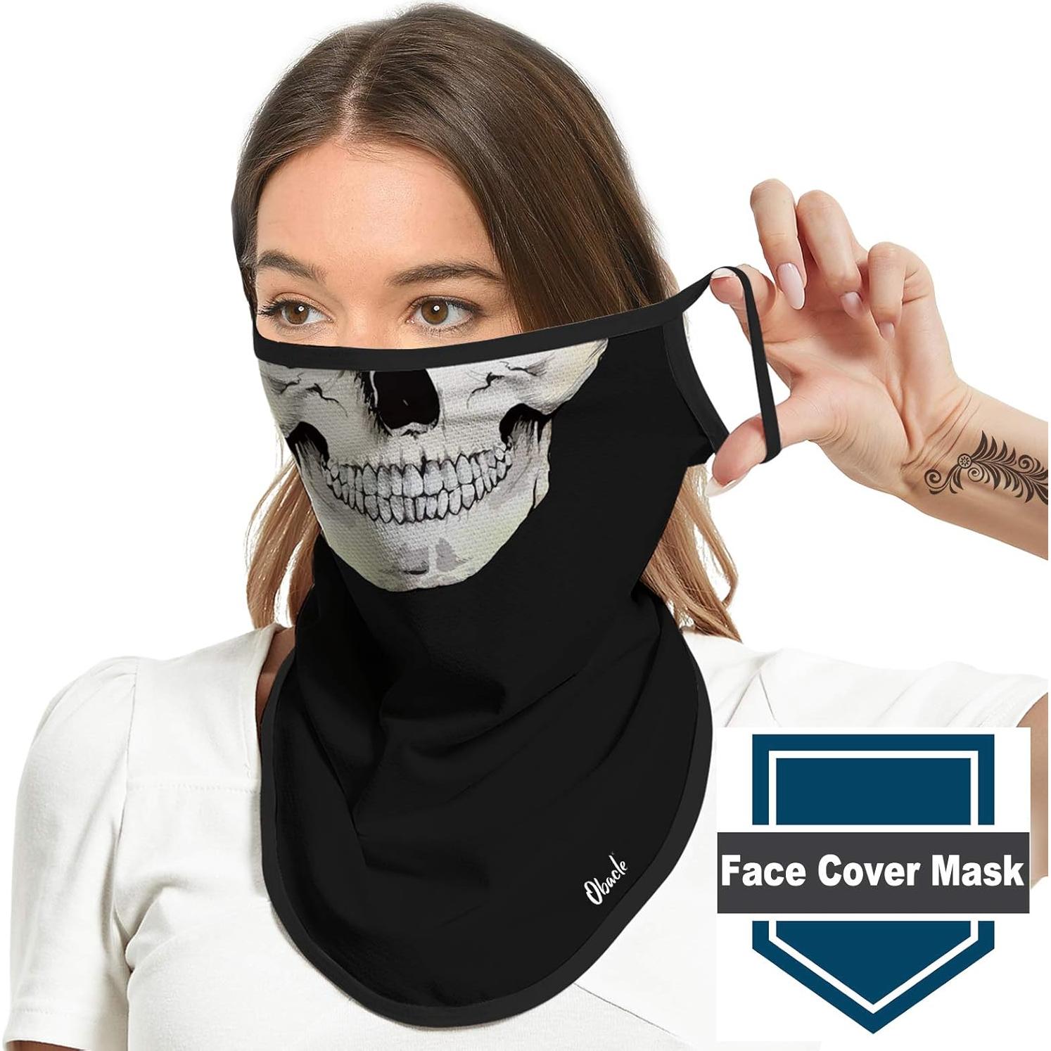 Mascarilla de Cuello Obacle Unisex con Bucles para Orejas 44.5x25.4cm