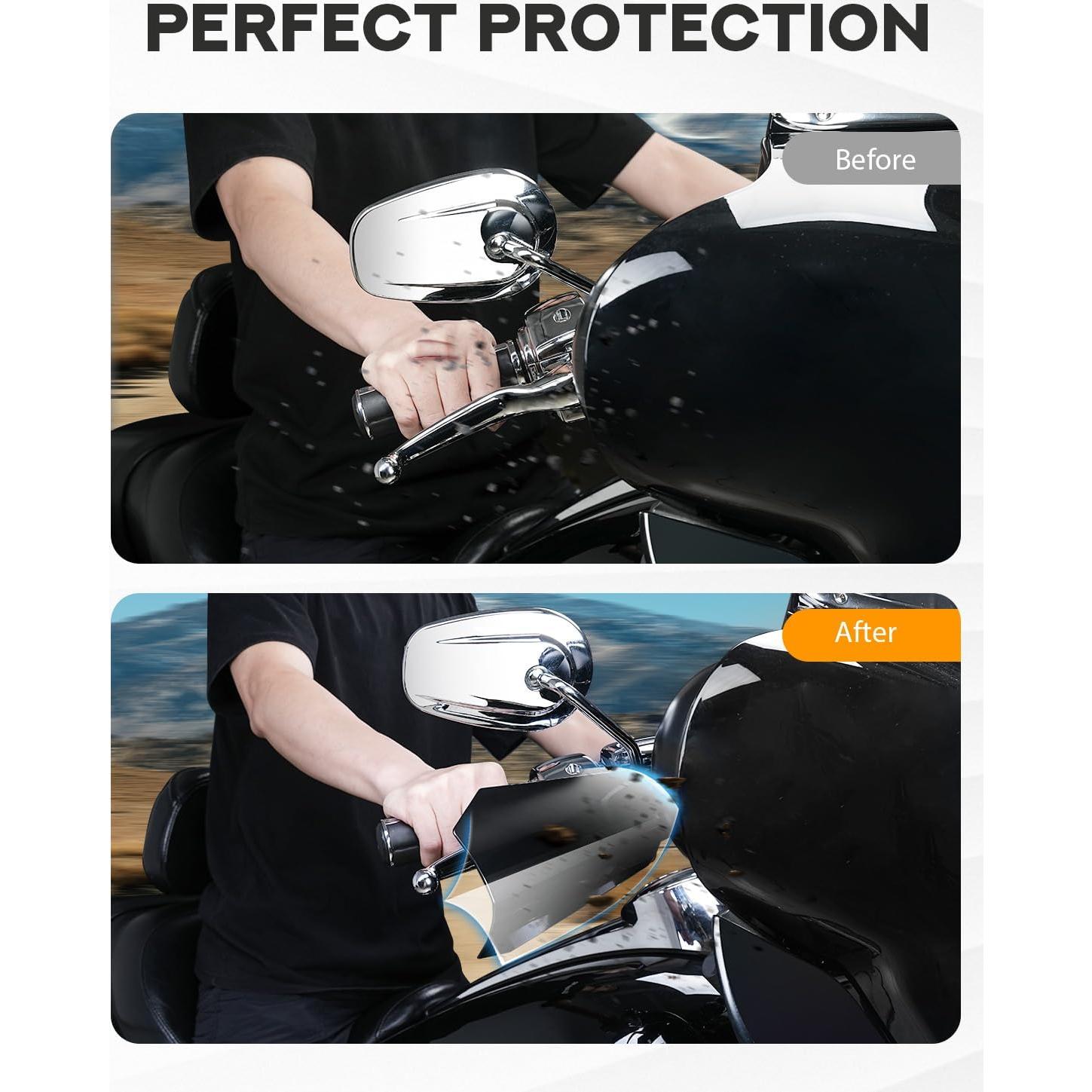 Guardabarros PBYMT Negro Brillante para Harley 2007-2023