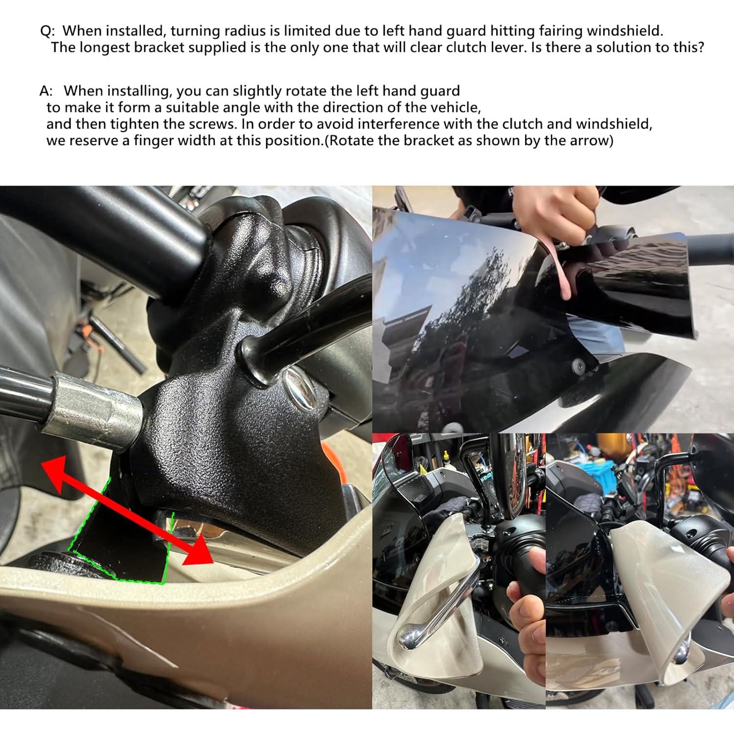 Soporte de Manillar FVMOTO para Harley Touring y Softail 2009+