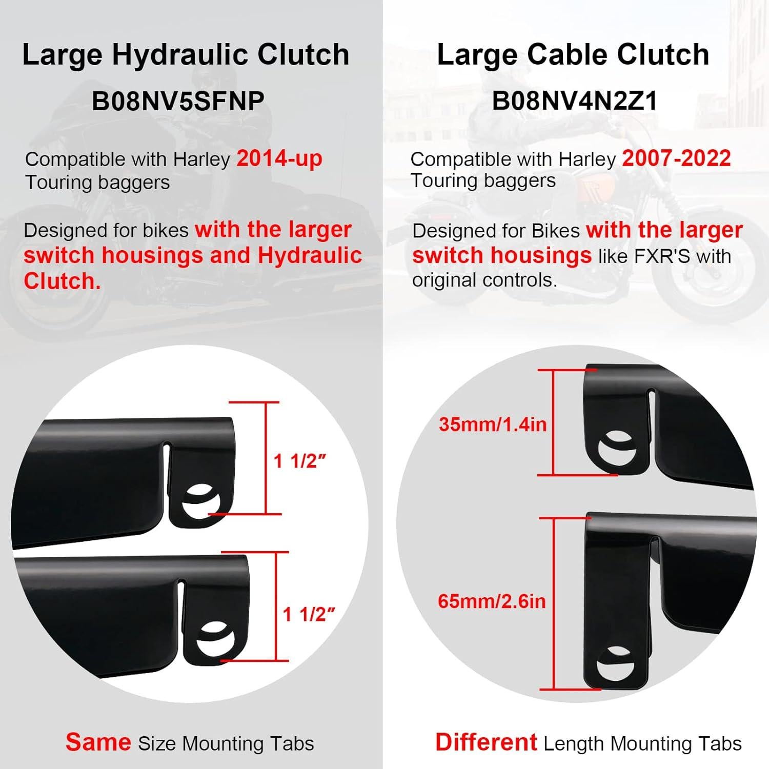 Guardas de Manos StarknightMT para Motocicleta Harley 2014-2022