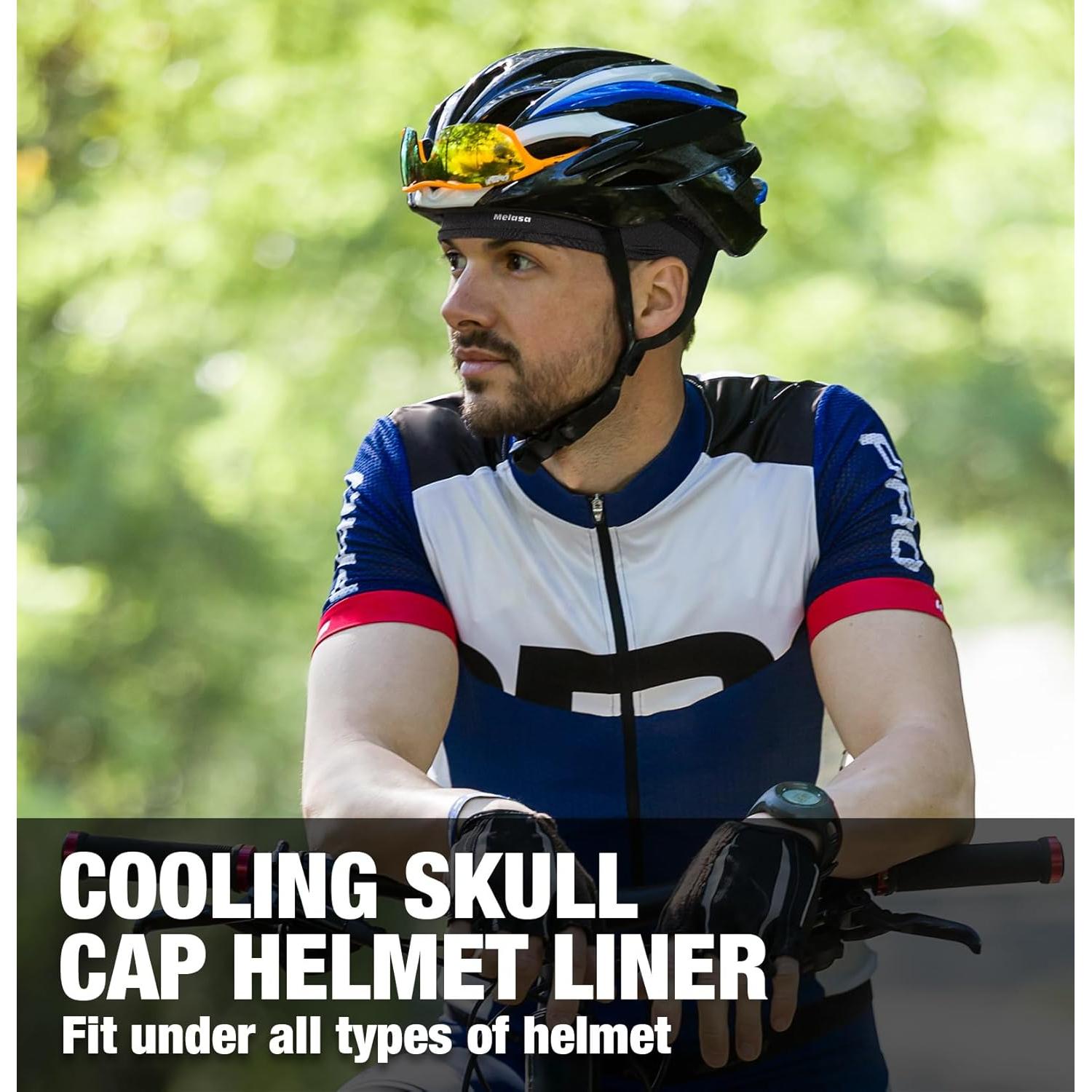 Gorra Refrigerante MELASA para Casco - Unisex, Negro