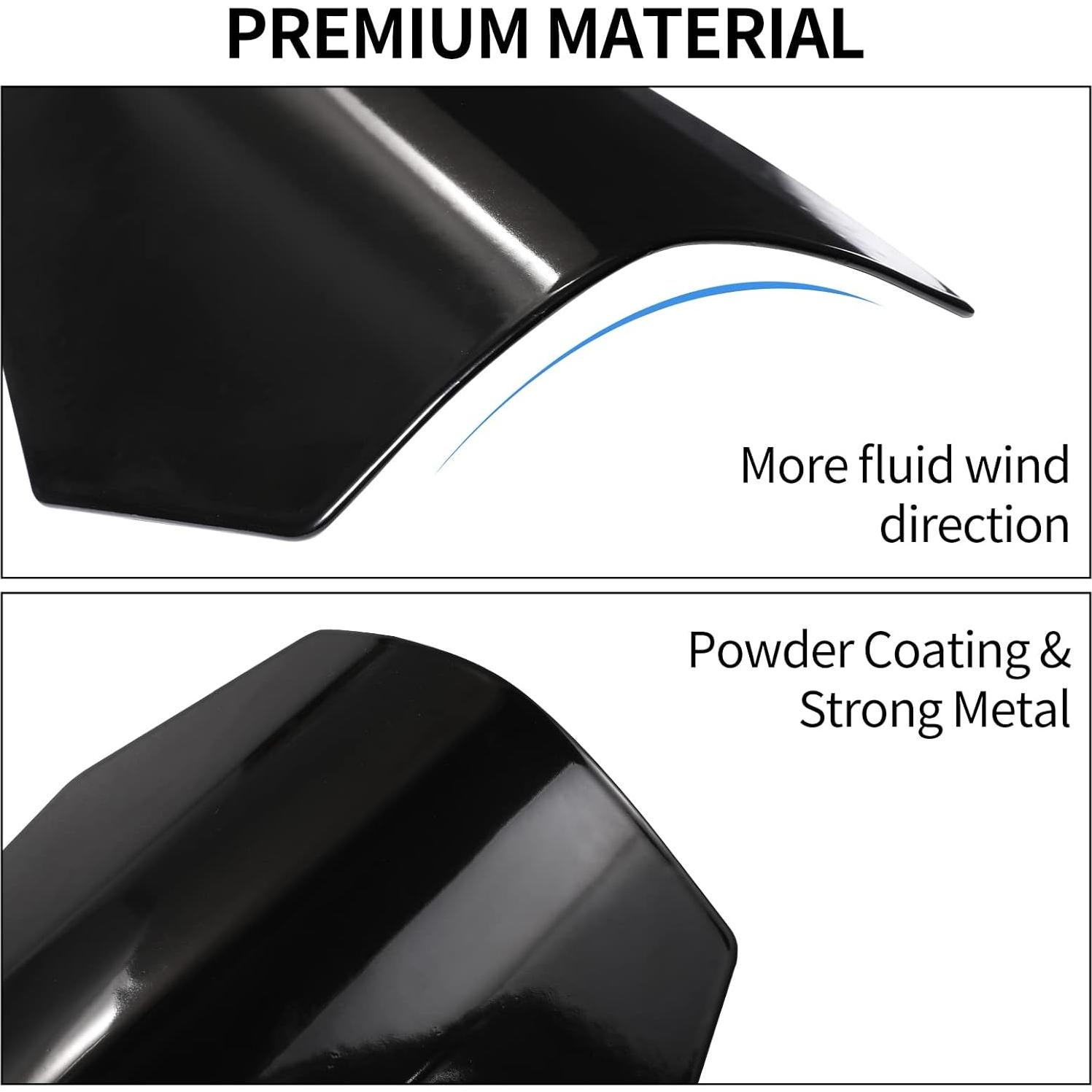 Guardamanos Huazu para Harley Davidson 2007-2025 - Negros