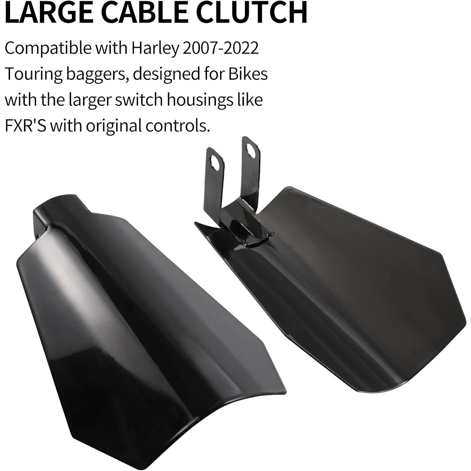 Guardamanos Huazu para Harley Davidson 2007-2025 - Negros