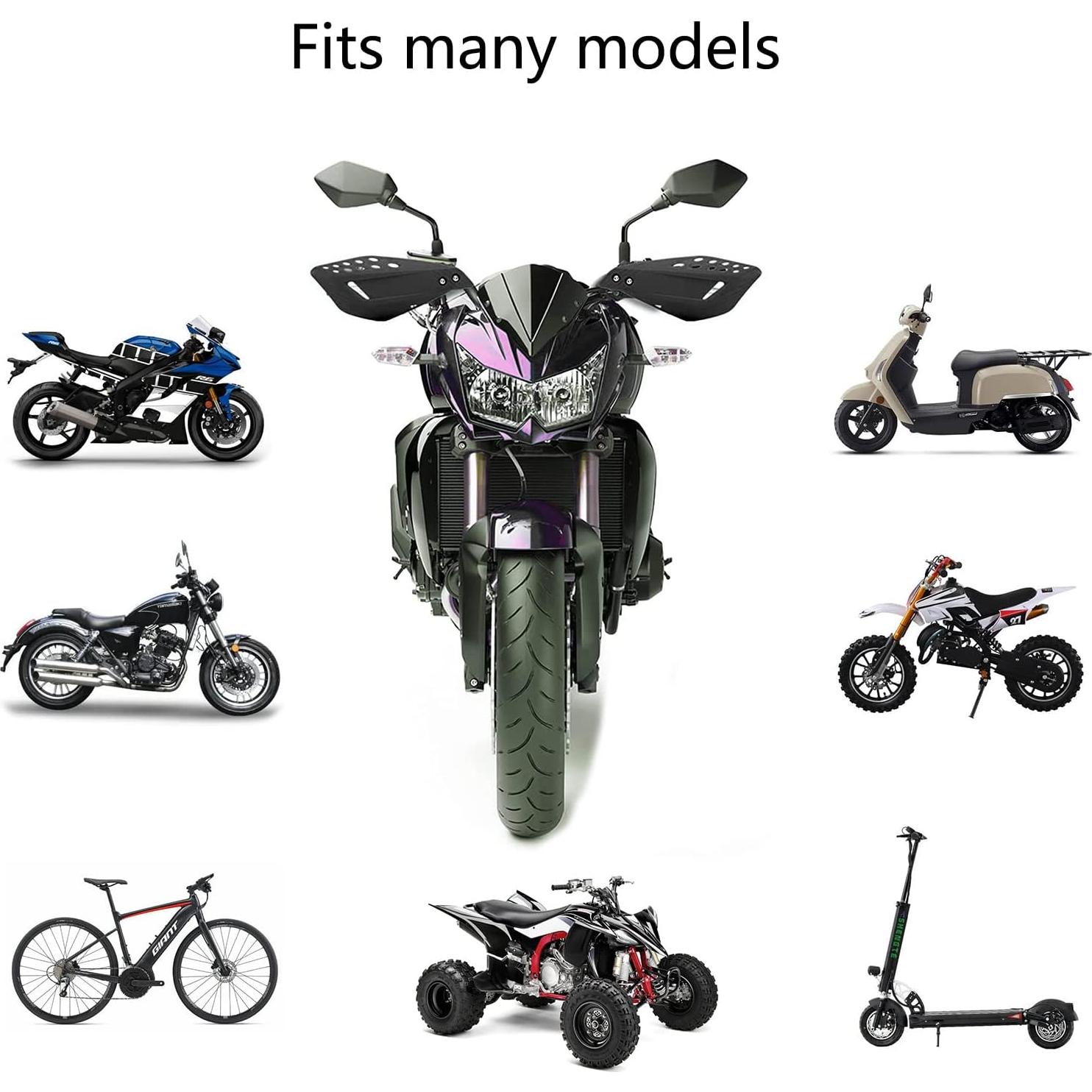 Guardas de Manos Kucehiup Universales 7/8" (22mm) Negro