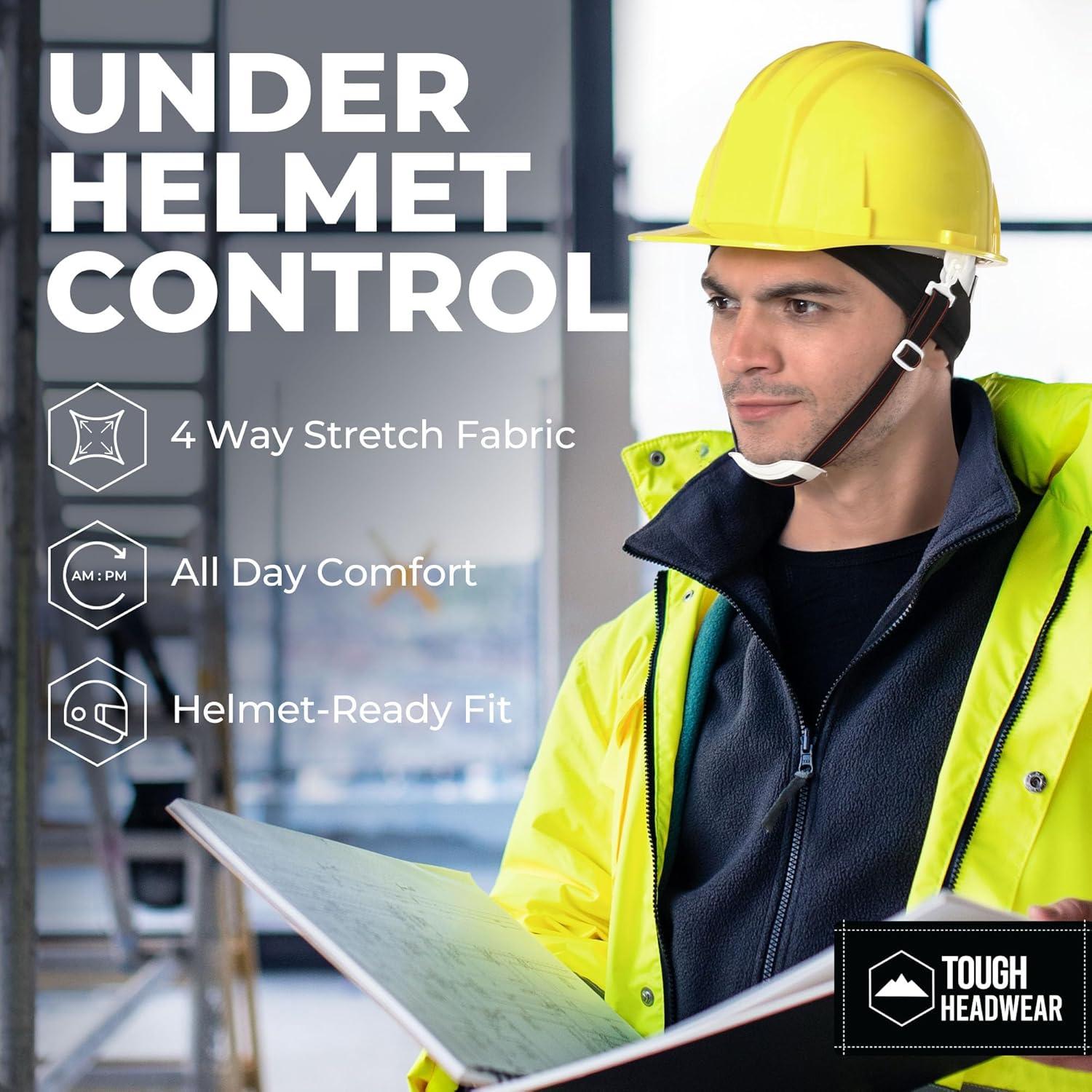 Gorro Enfriador Tough Headwear para Ciclismo y Running - Negro