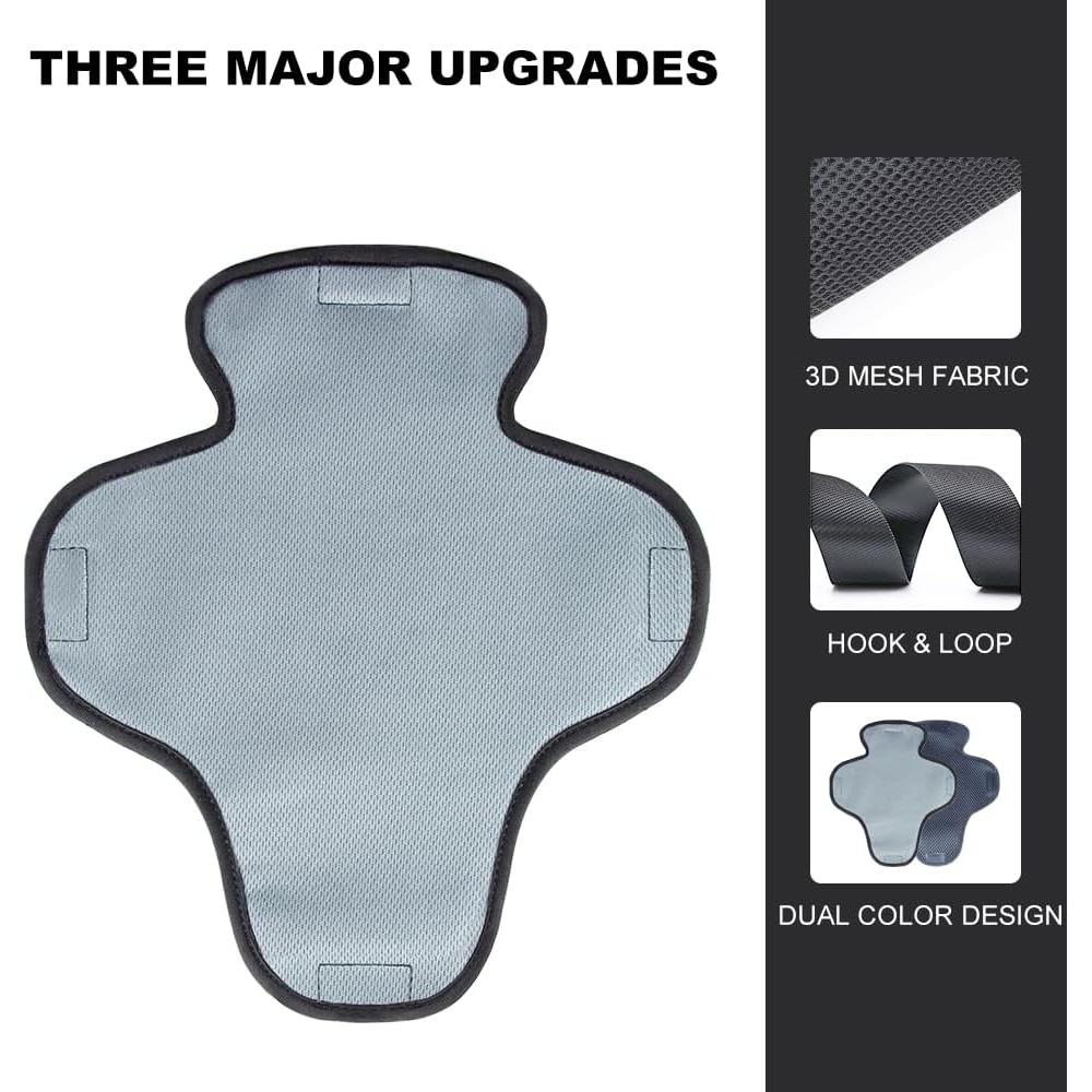 Acolchado Interior para Casco de Motocicleta Shkalacar 29.5x26.5cm