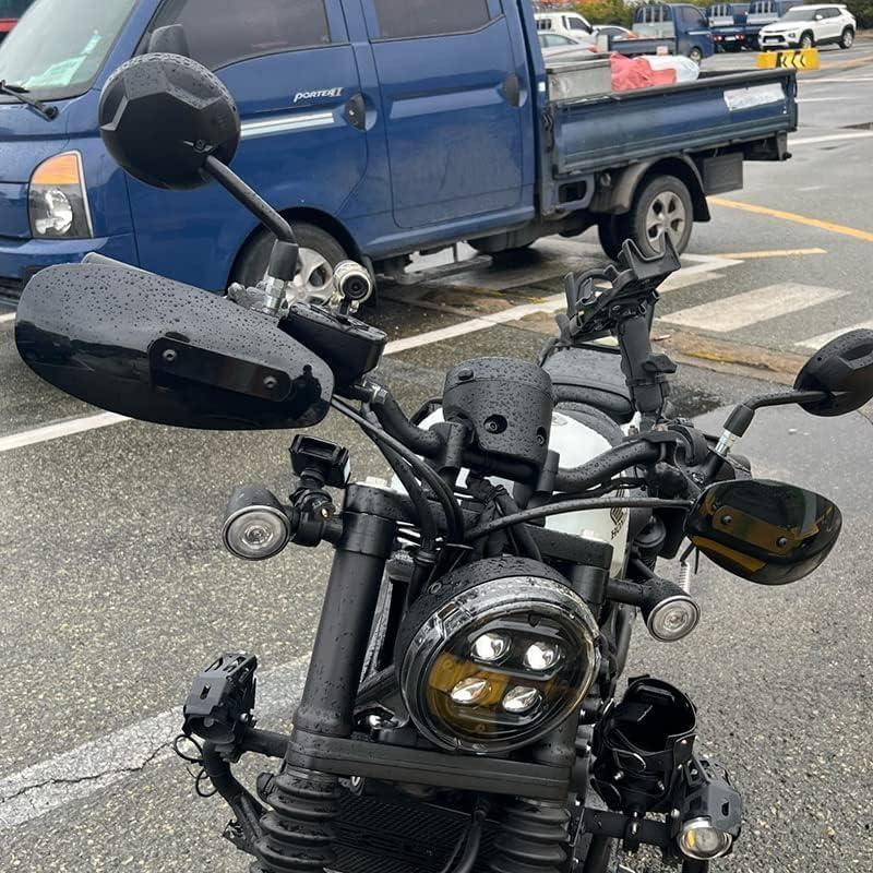 Deflectores de Mano GYMARK JY-192 para Motocicleta, Negro