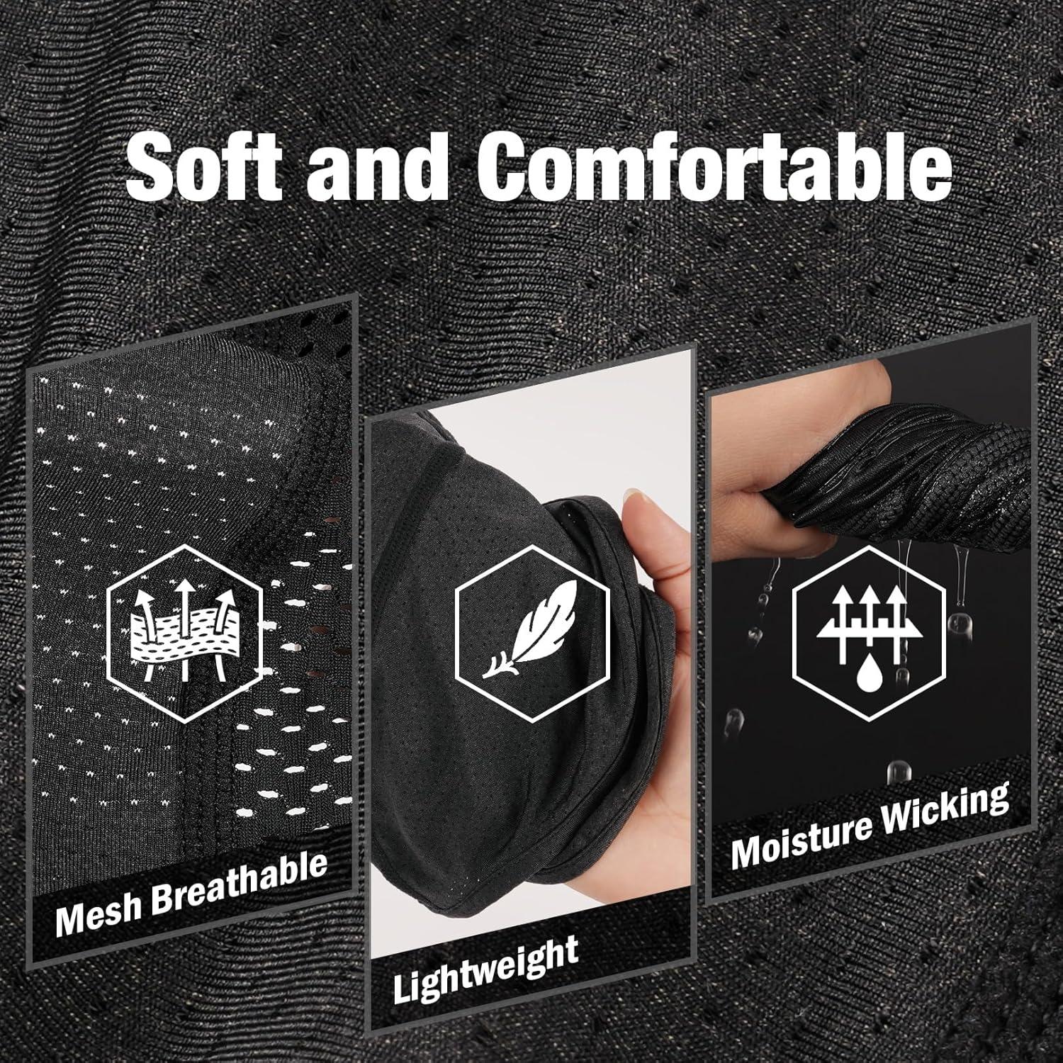 Gorro de Enfriamiento MELASA para Ciclismo y Running - Negro y Gris