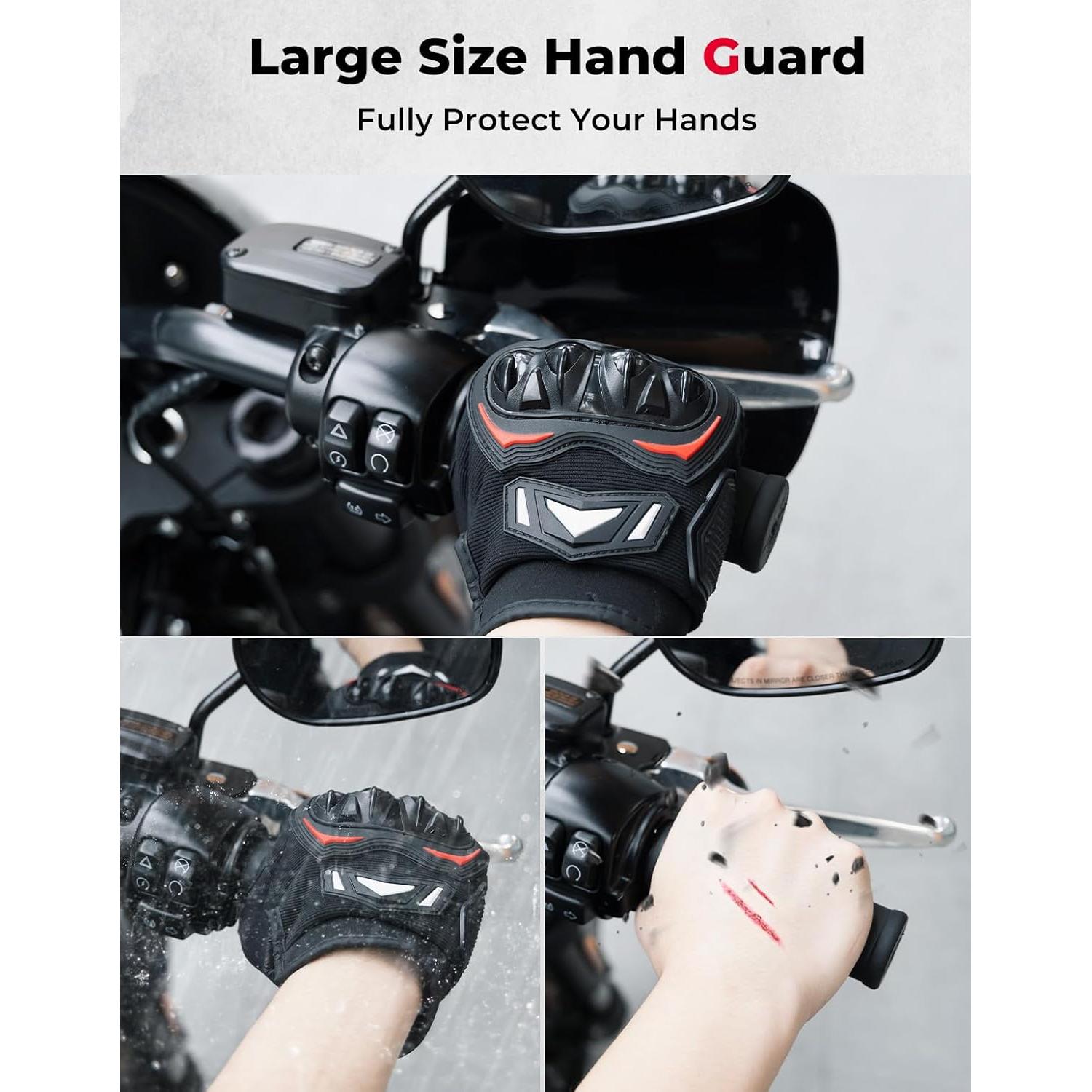 Guardabarros de Motocicleta KEMIMOTO Negro 1 Par Compatible Softail Dyna