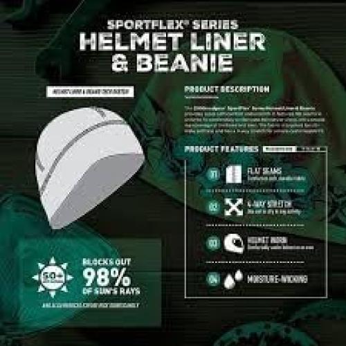 Pasamontañas Beanie Zanheadgear SportFlex Unisex Negro