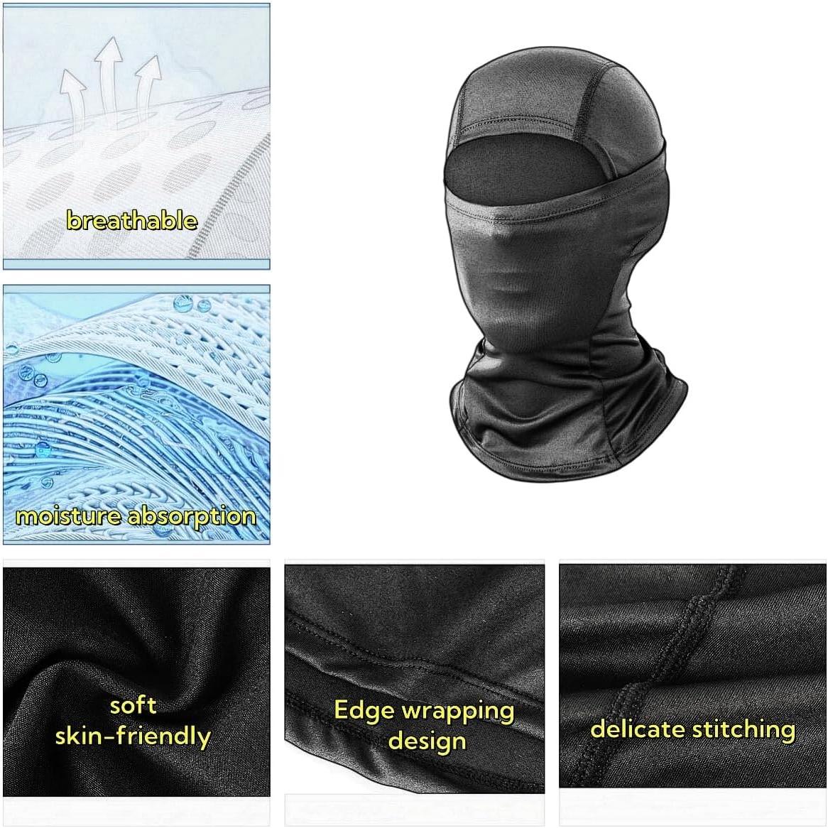 Balaclava LLmoway Unisex Marrón Protección Solar Ciclismo