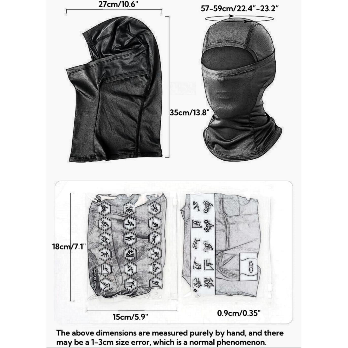 Balaclava LLmoway Unisex Marrón Protección Solar Ciclismo