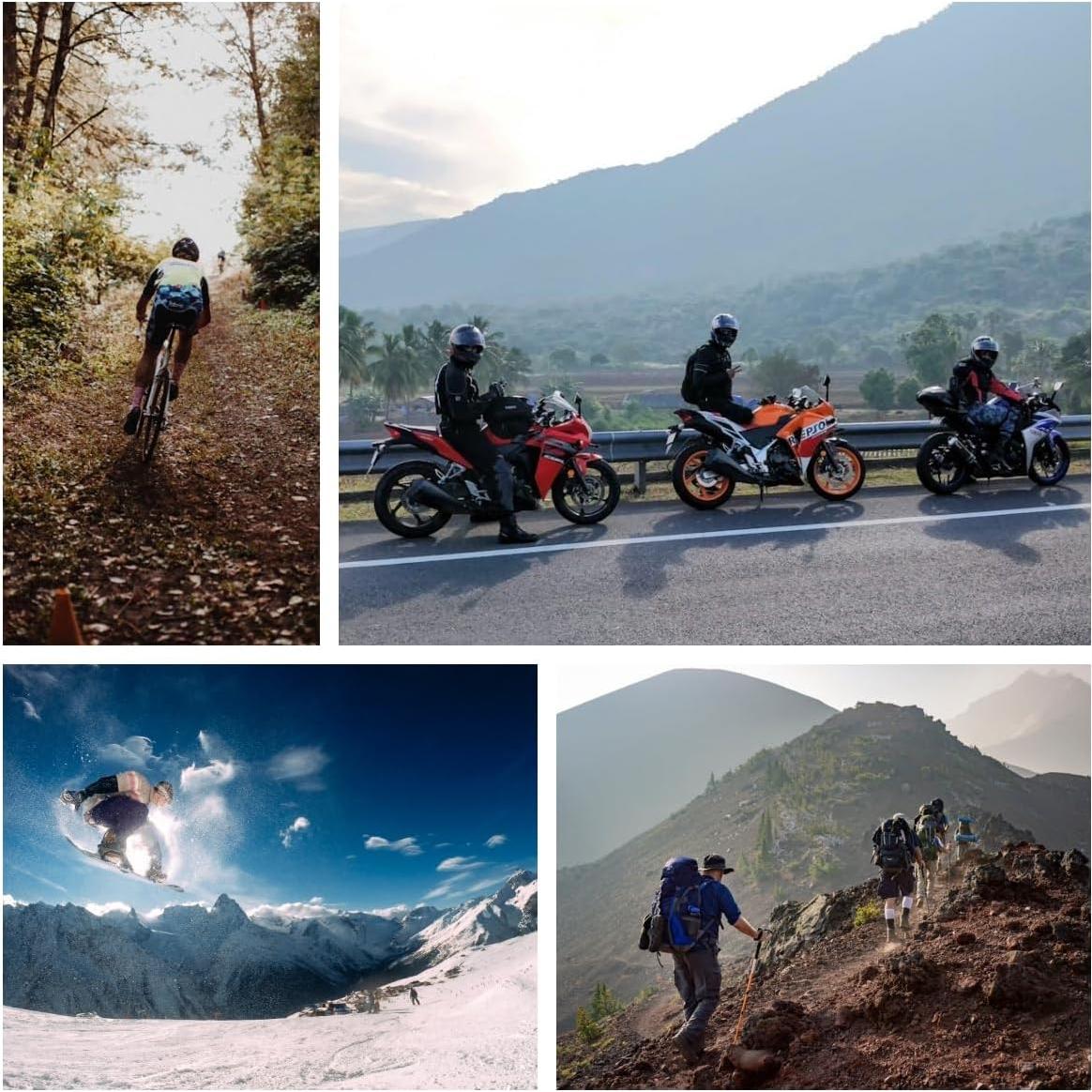 Balaclava LLmoway Unisex Marrón Protección Solar Ciclismo