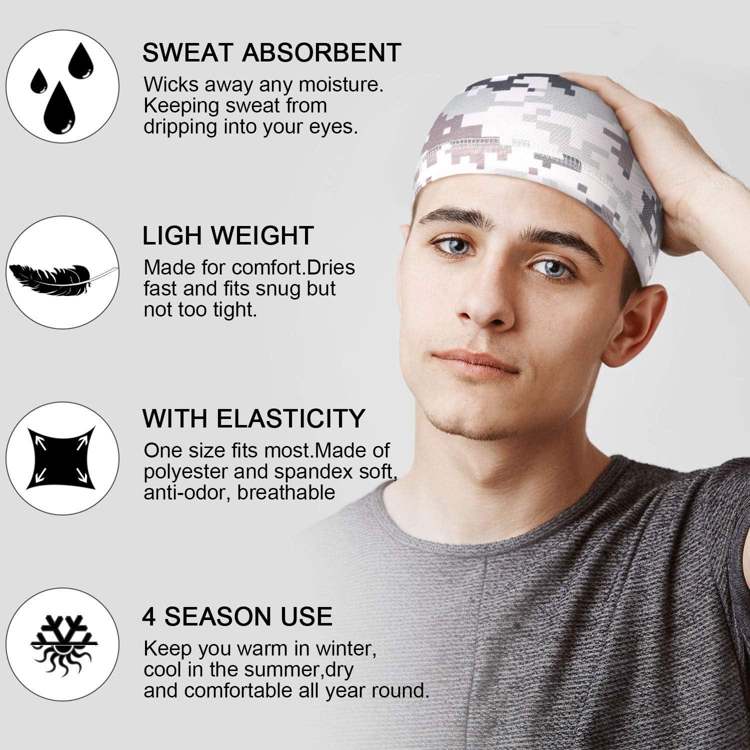 Gorro Enfriador Geyoga Unisex Calavera Absorbente de Sudor