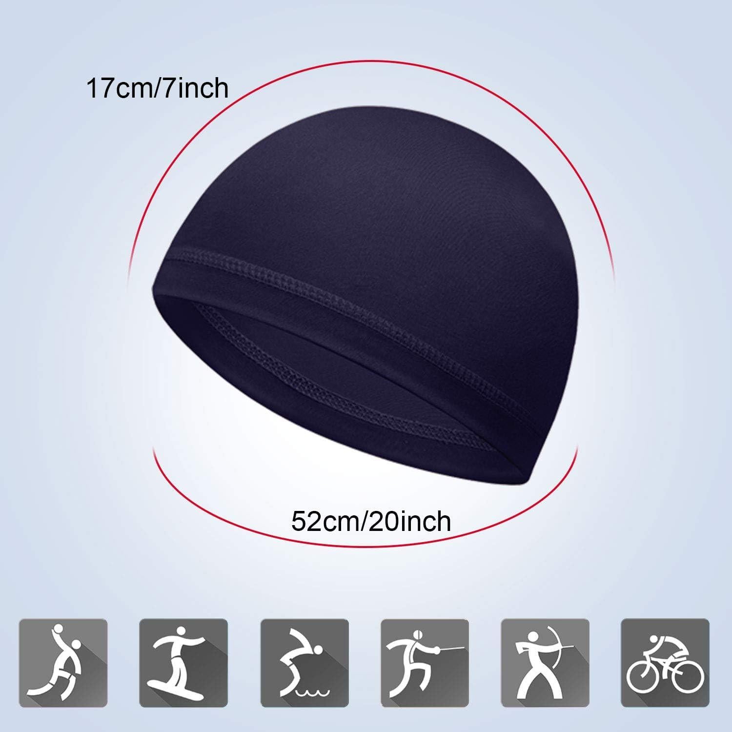 Gorro Enfriador Geyoga Unisex Calavera Absorbente de Sudor