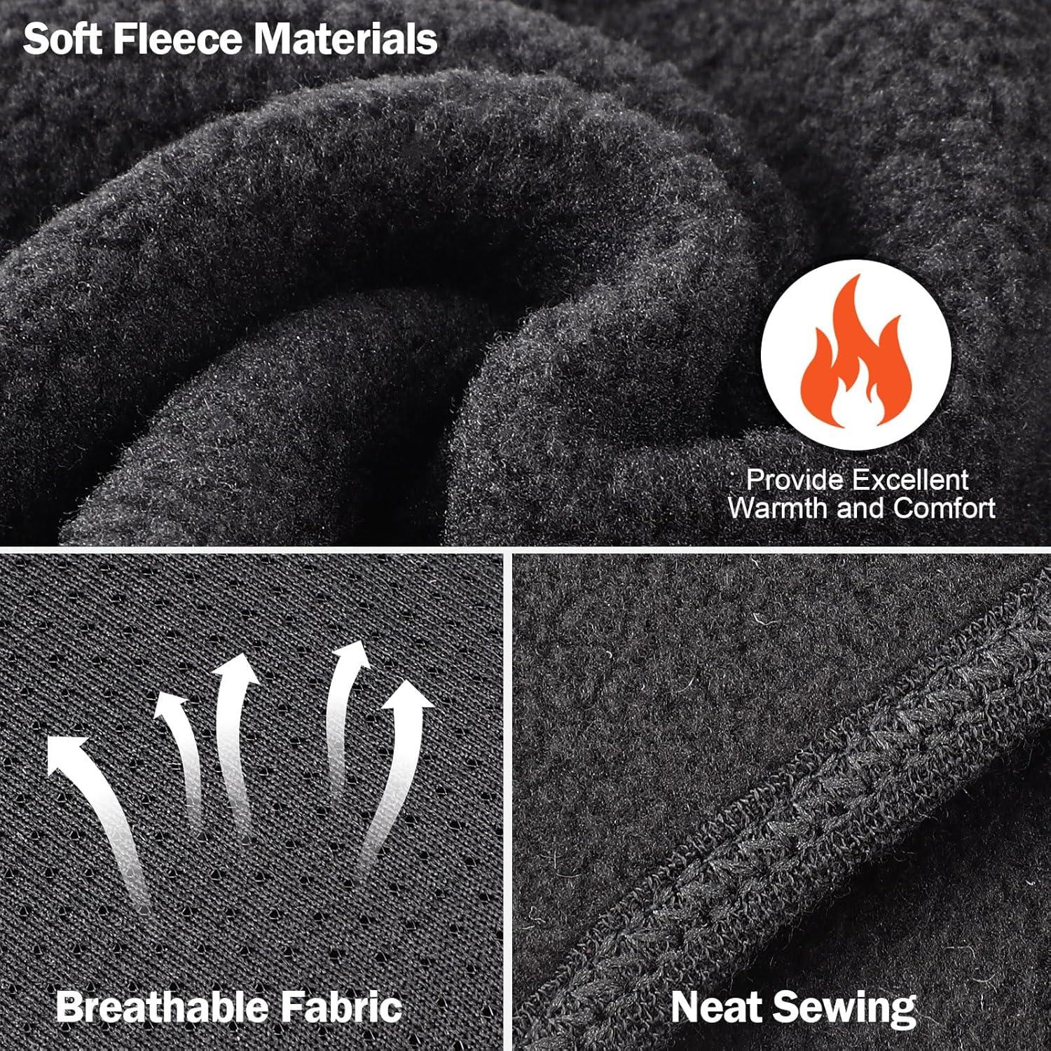 Paquete de 9 Medias Máscaras de Invierno para Motocicleta - Negro