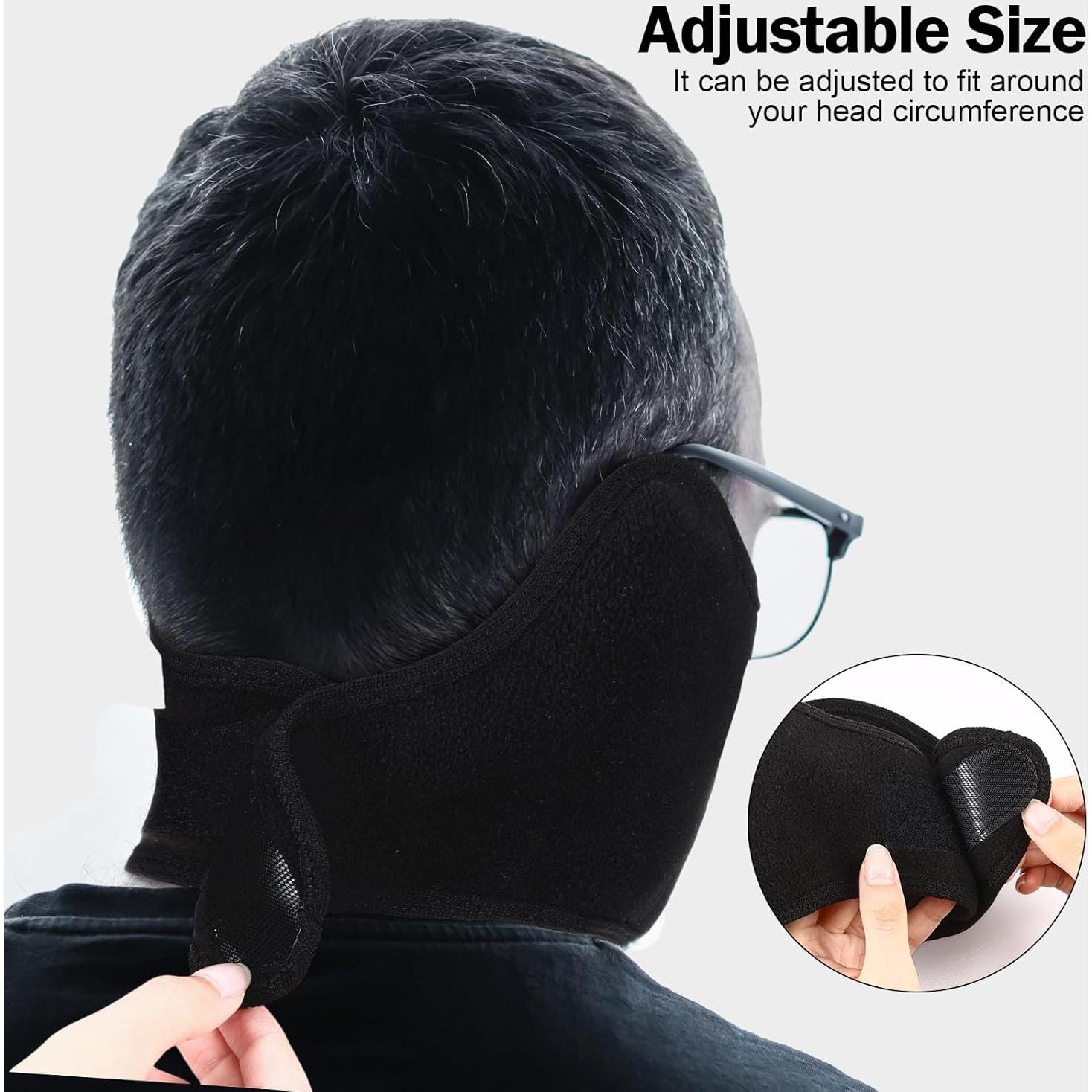 Paquete de 9 Medias Máscaras de Invierno para Motocicleta - Negro