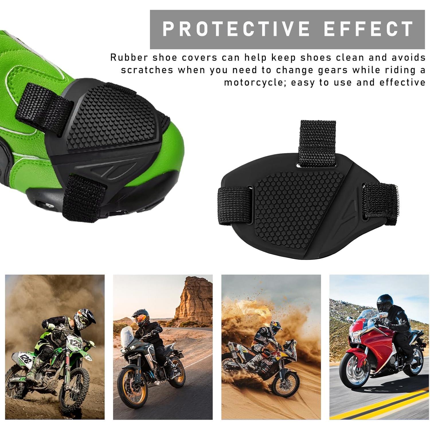 2 Piezas Almohadilla de Cambio de Motocicleta KVAEY Ajustable