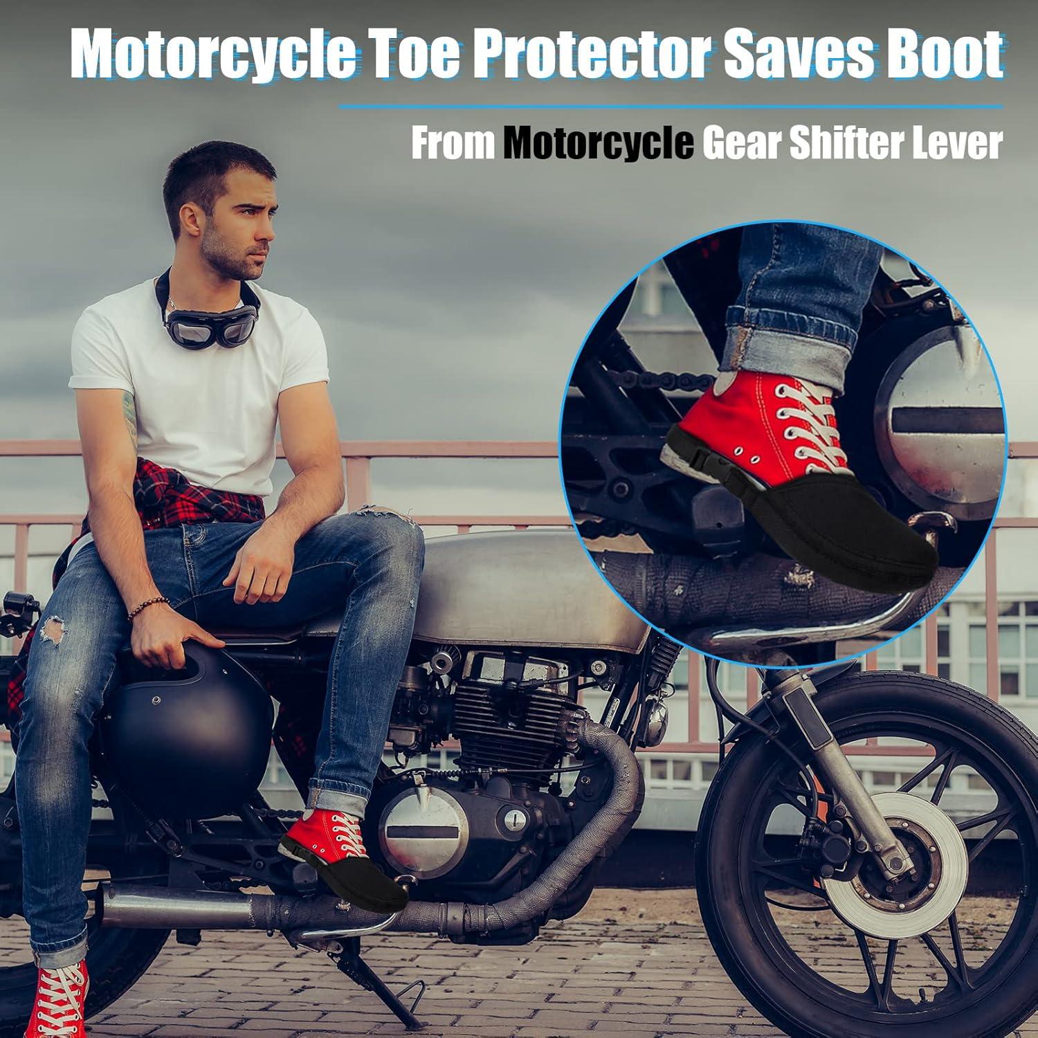 Tallew 2 Piezas Protector de Zapatos de Motocicleta Unisex