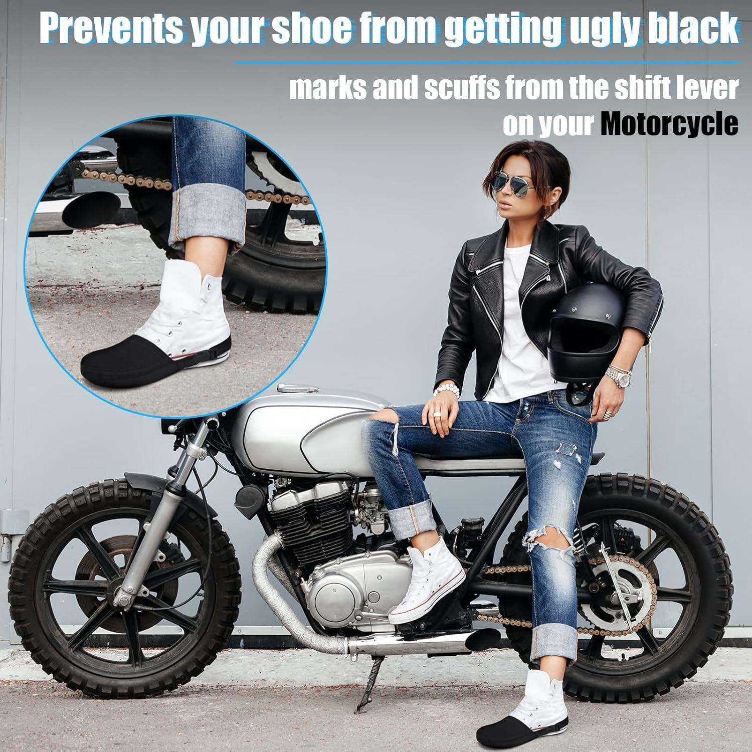 Tallew 2 Piezas Protector de Zapatos de Motocicleta Unisex