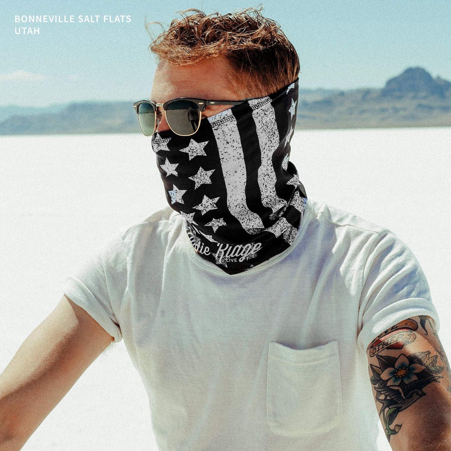 Máscara Facial Sin Costuras Indie Ridge para Motocicleta y Outdoor